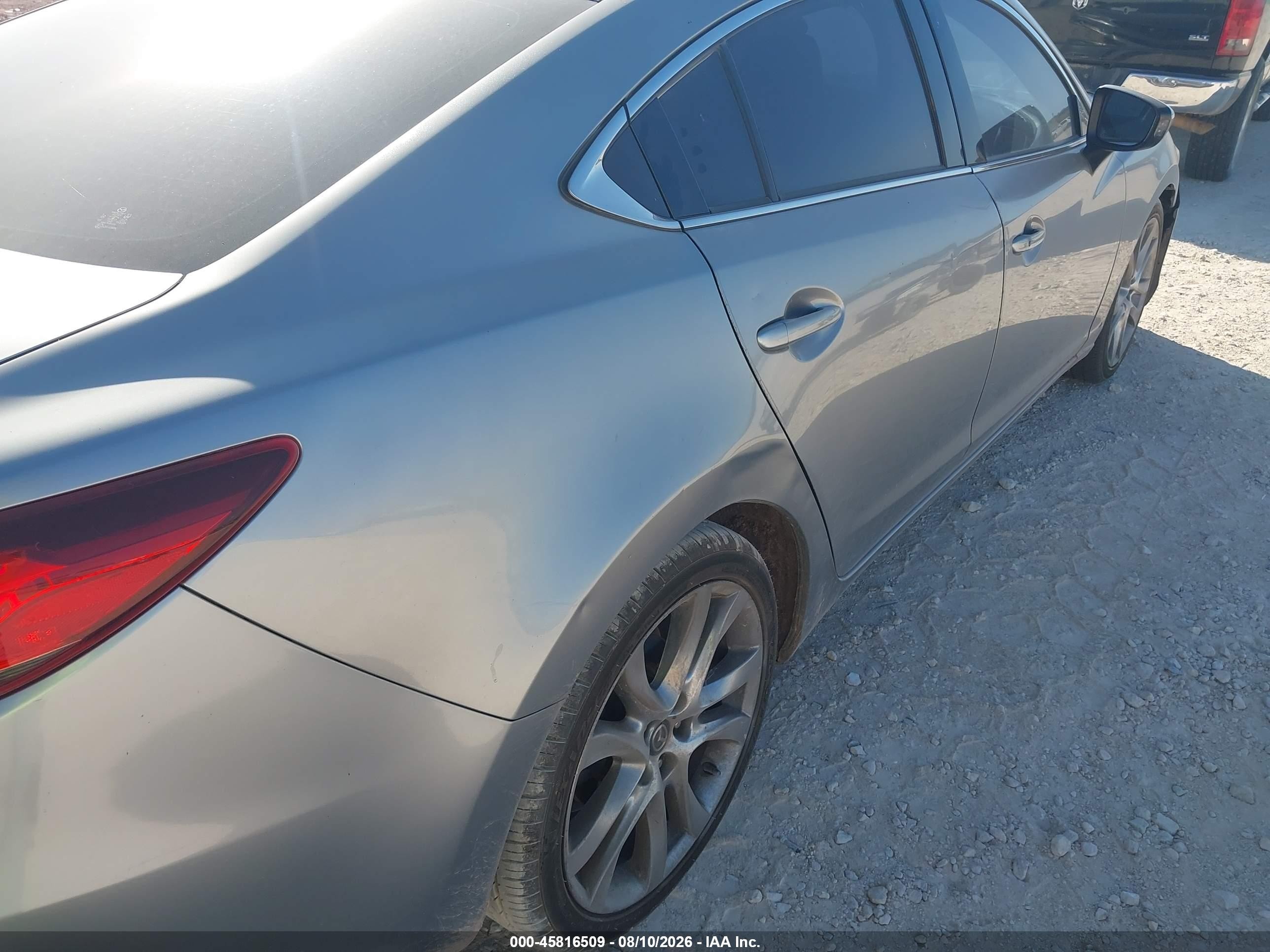 2014 Mazda Mazda6 I Grand Touring Silver vin: JM1GJ1W52E1102003