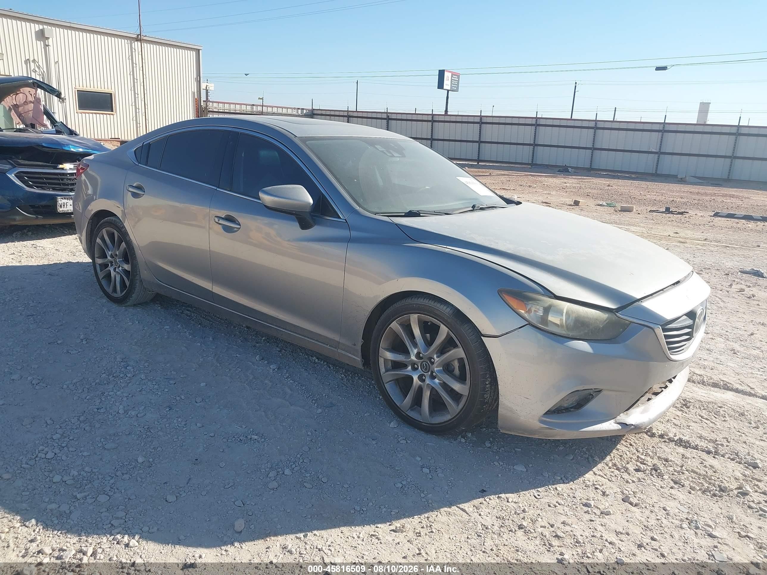 2014 Mazda Mazda6 I Grand Touring Silver vin: JM1GJ1W52E1102003