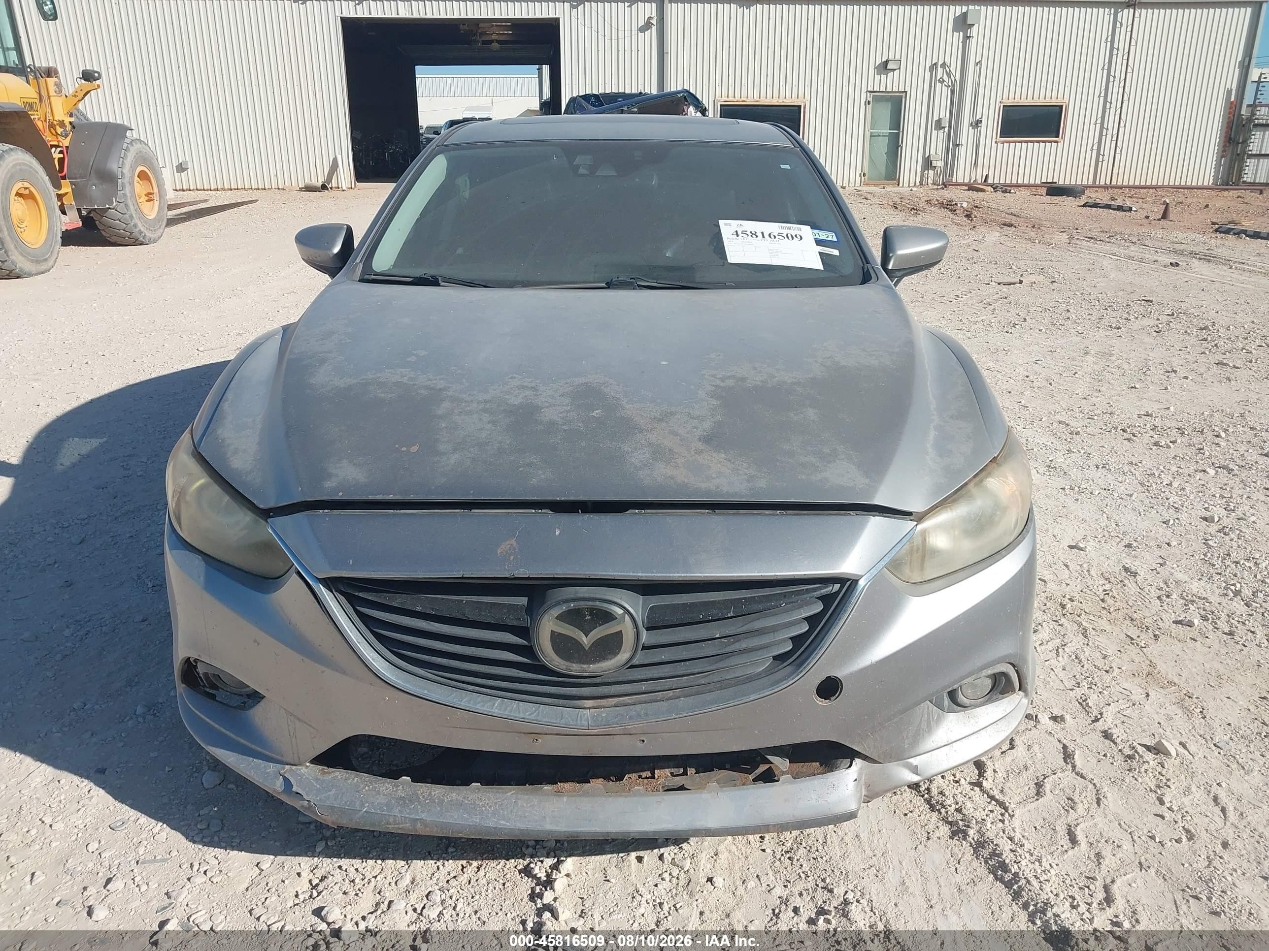 2014 Mazda Mazda6 I Grand Touring Silver vin: JM1GJ1W52E1102003