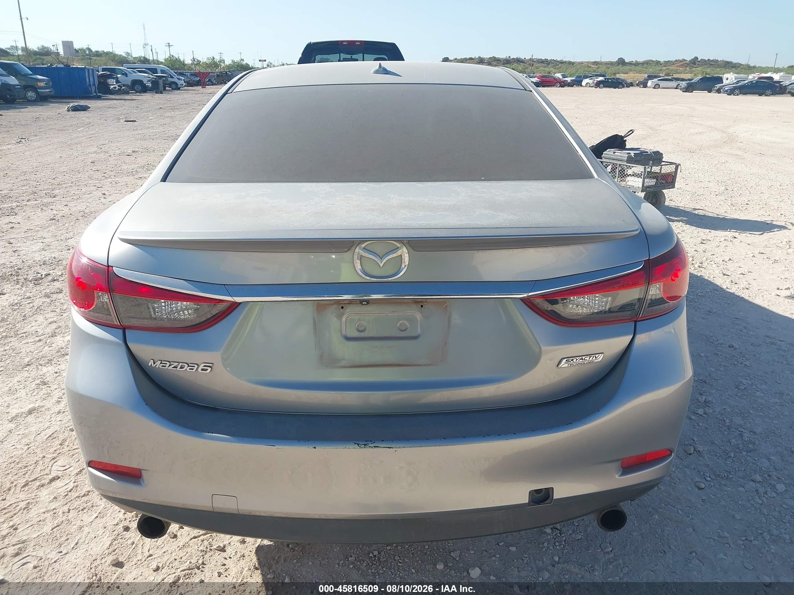 2014 Mazda Mazda6 I Grand Touring Silver vin: JM1GJ1W52E1102003