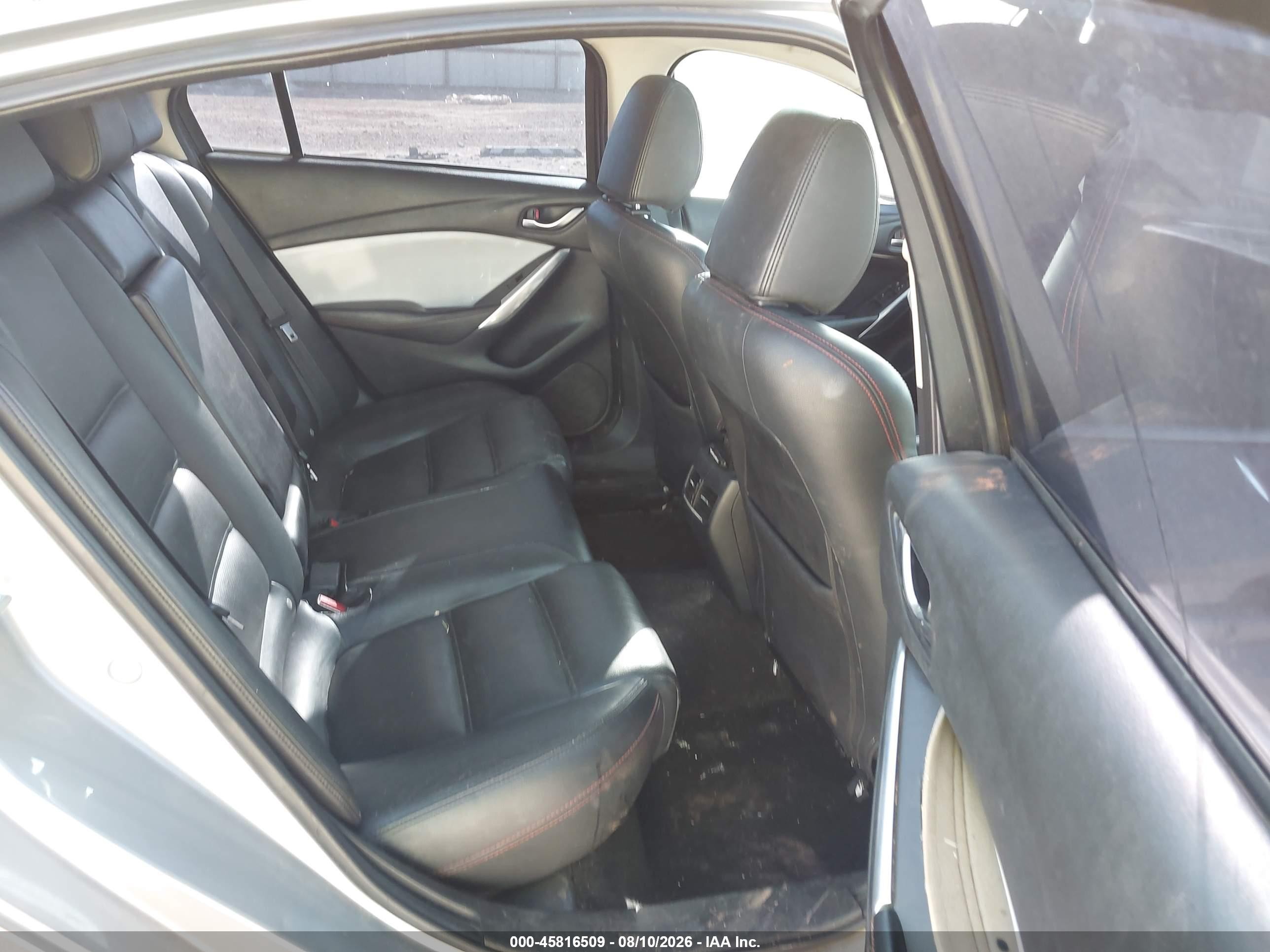 2014 Mazda Mazda6 I Grand Touring Silver vin: JM1GJ1W52E1102003