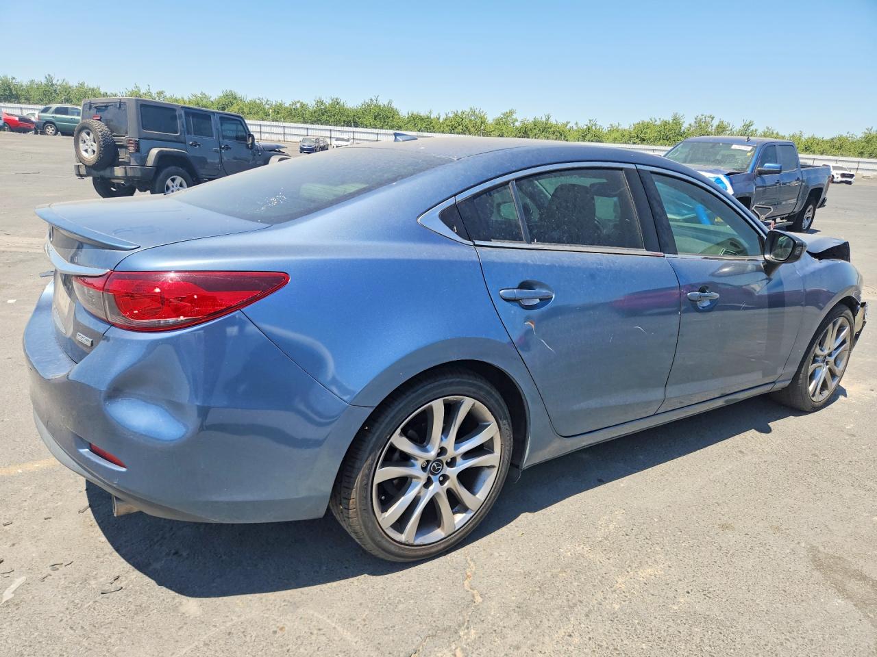 2014 Mazda 6 Grand Touring Синий vin: JM1GJ1W52E1113065