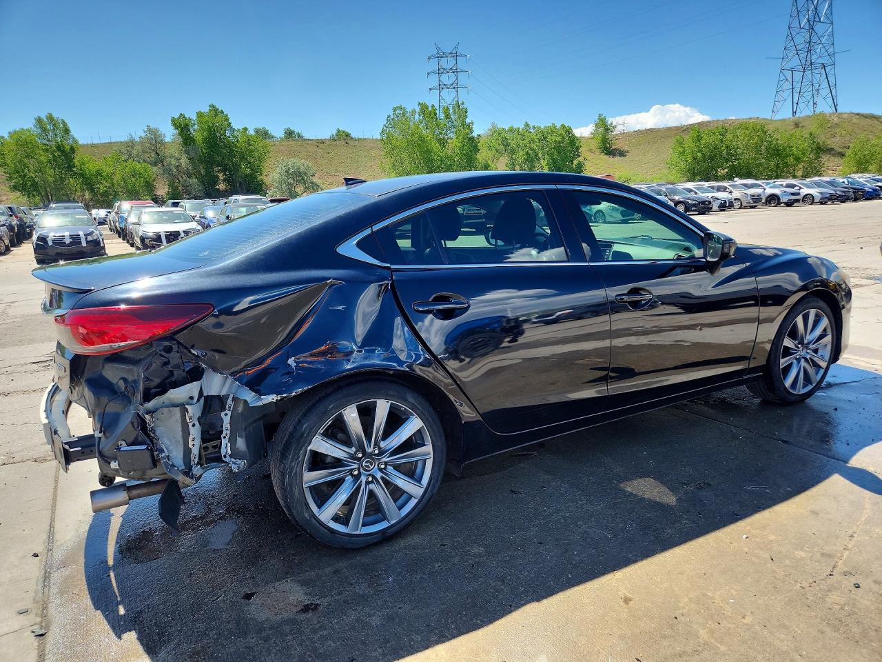 2015 Mazda 6 Grand Touring Black vin: JM1GJ1W52F1179195