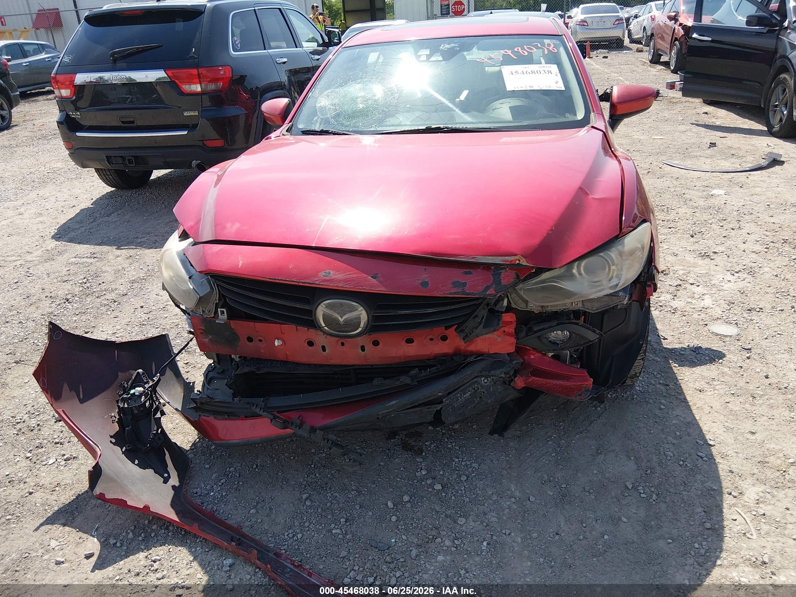 2015 Mazda Mazda6 I Grand Touring Красный vin: JM1GJ1W52F1204760