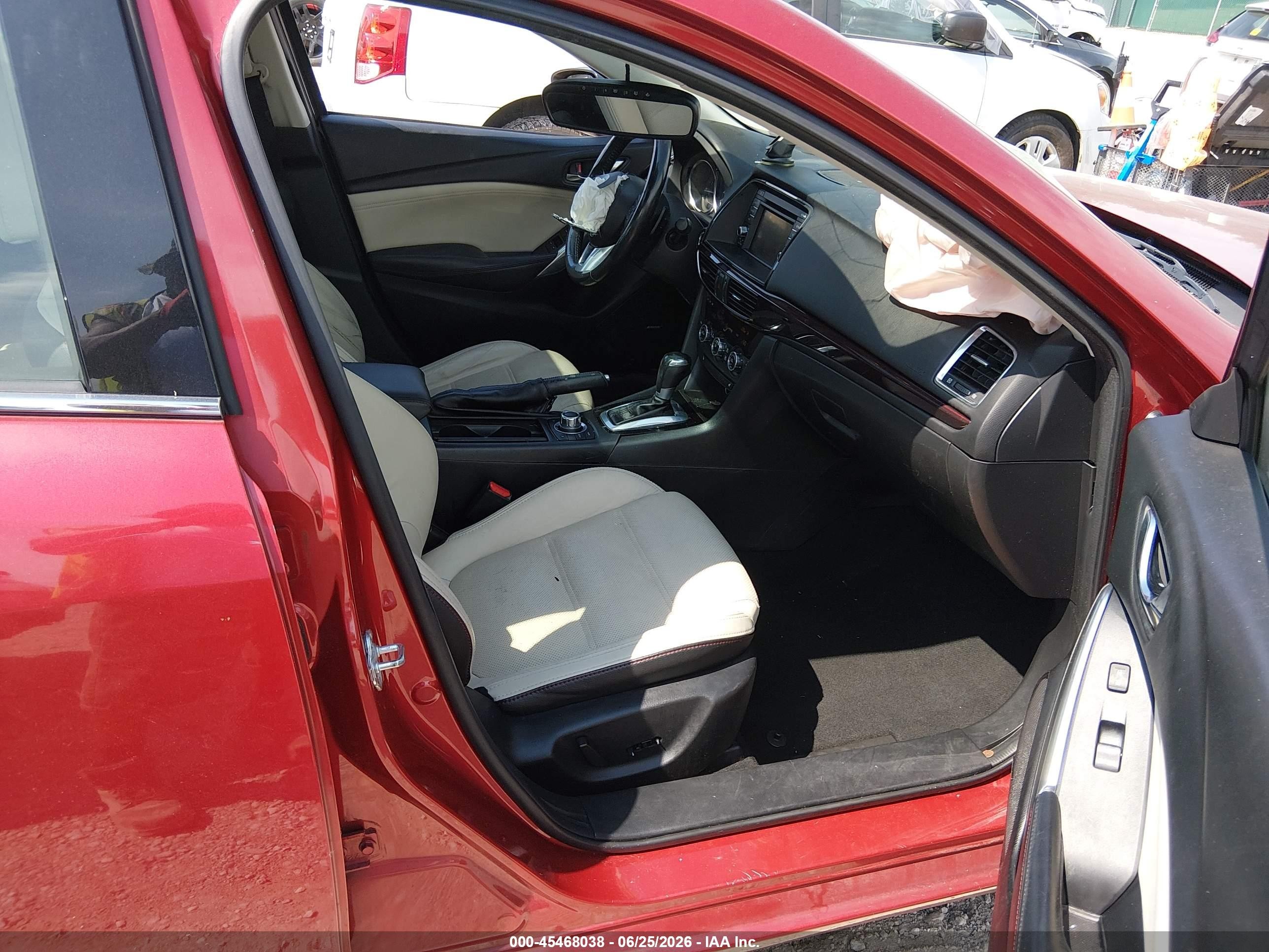 2015 Mazda Mazda6 I Grand Touring Красный vin: JM1GJ1W52F1204760