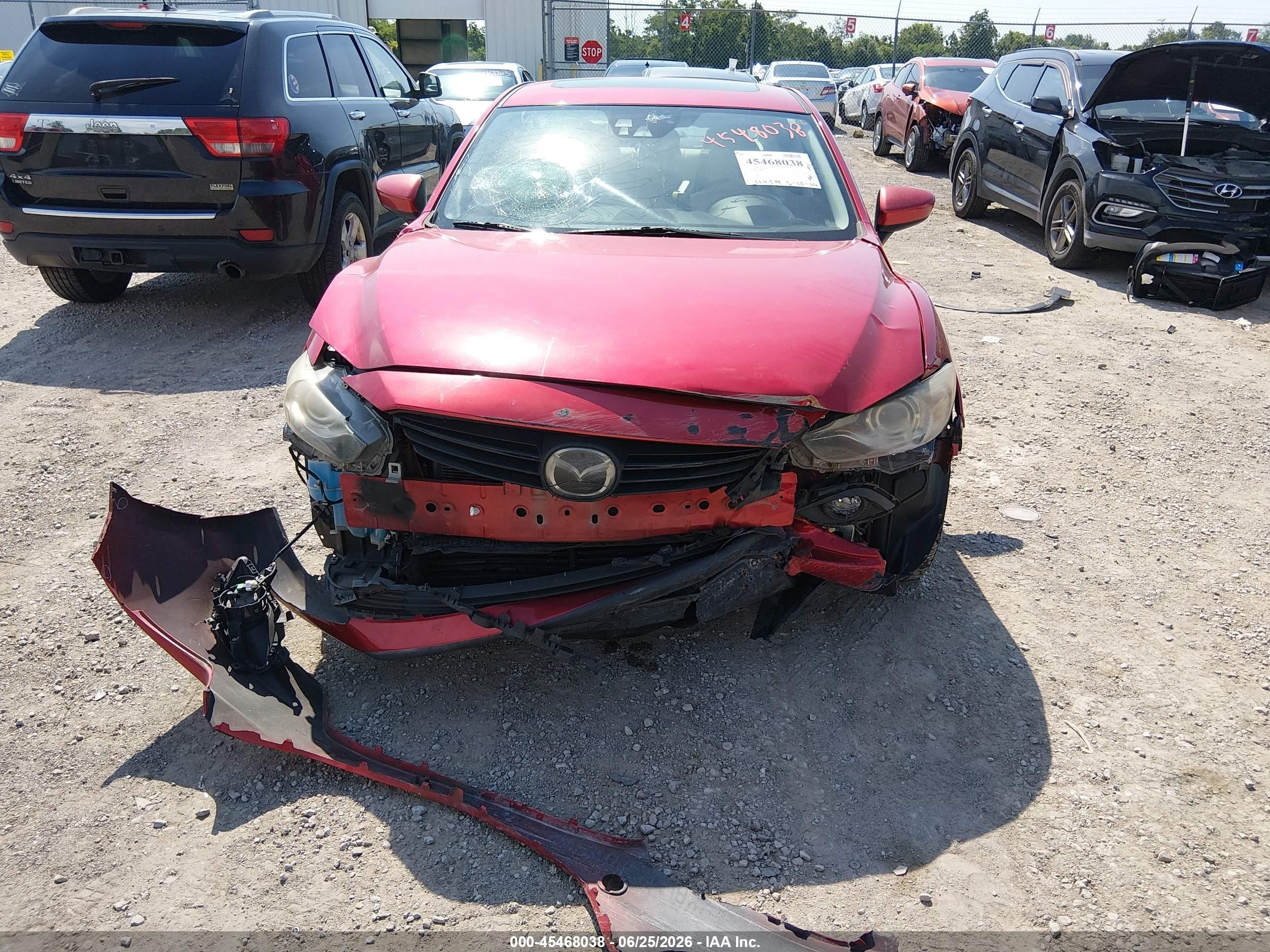 2015 Mazda Mazda6 I Grand Touring Красный vin: JM1GJ1W52F1204760