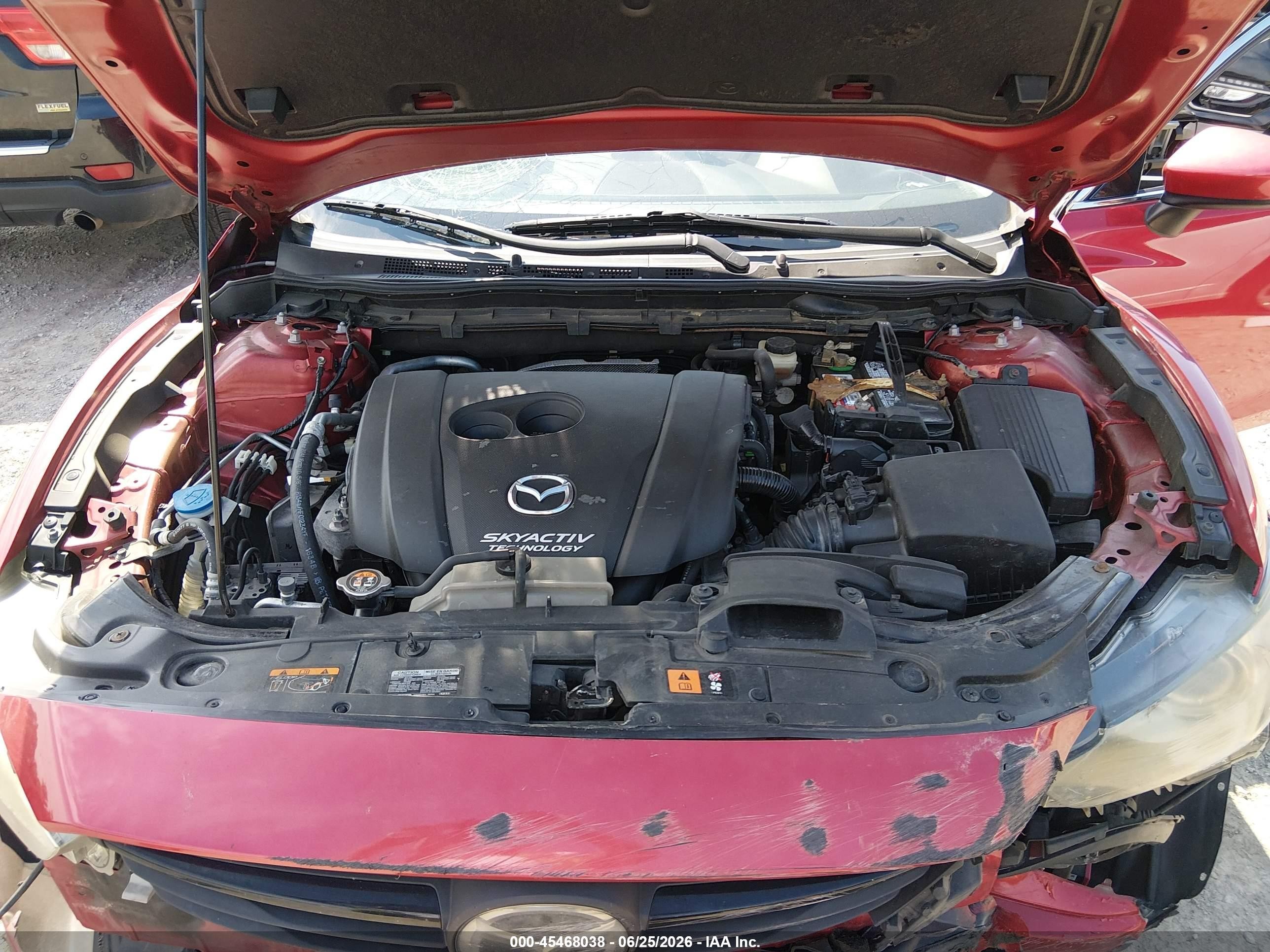2015 Mazda Mazda6 I Grand Touring Красный vin: JM1GJ1W52F1204760