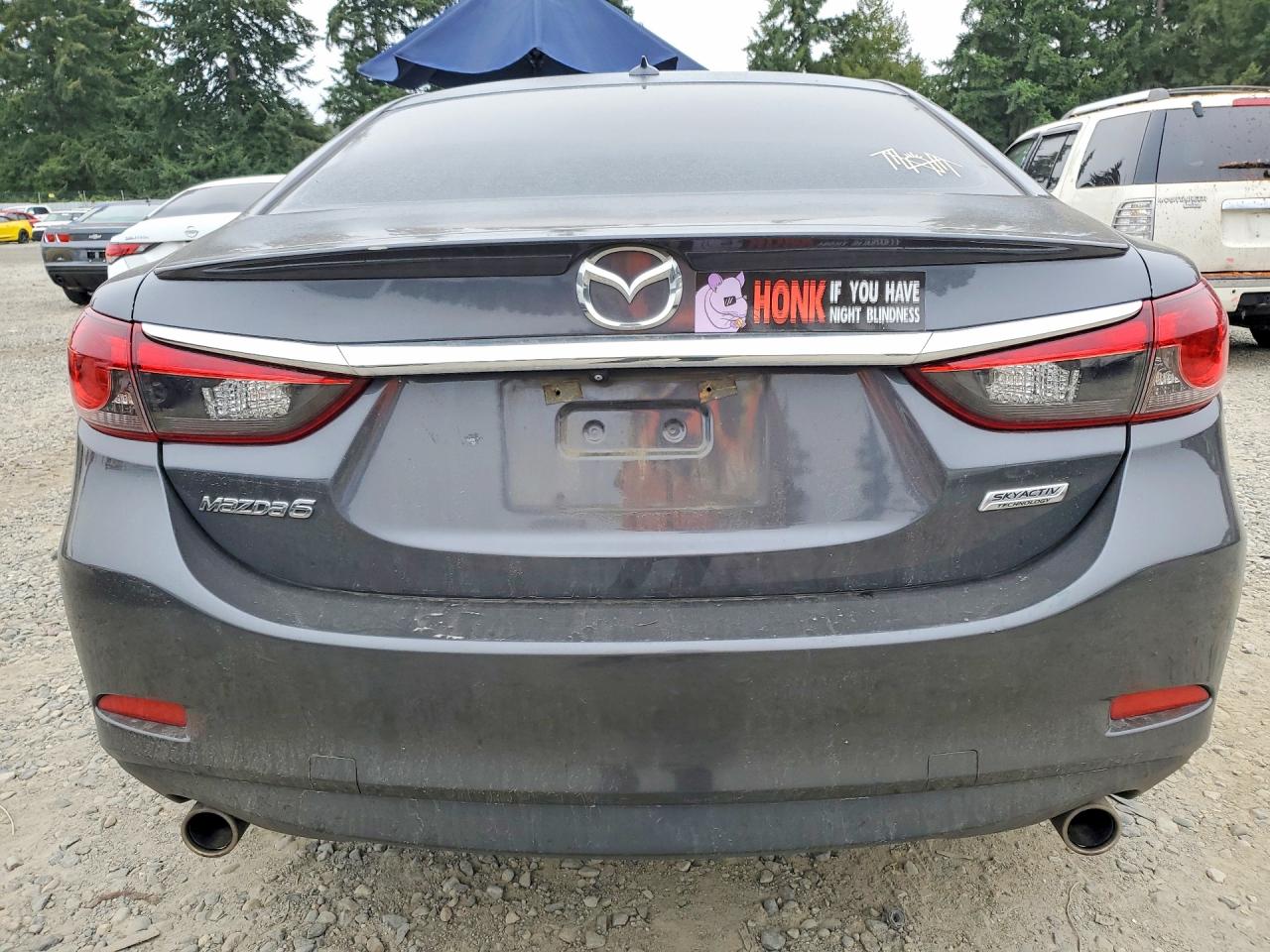 2015 Mazda 6 Grand Touring Gray vin: JM1GJ1W52F1207903