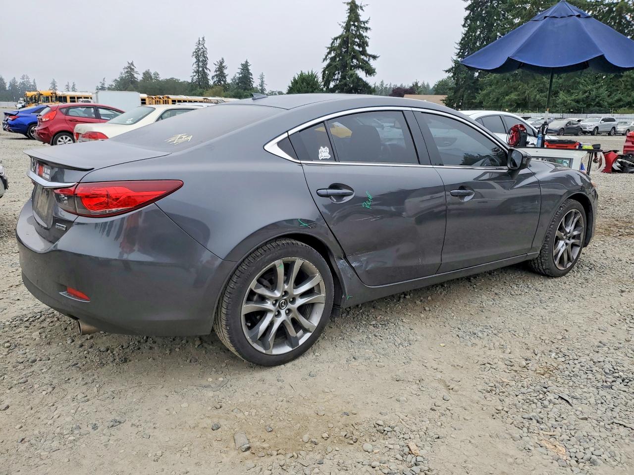 2015 Mazda 6 Grand Touring Gray vin: JM1GJ1W52F1207903