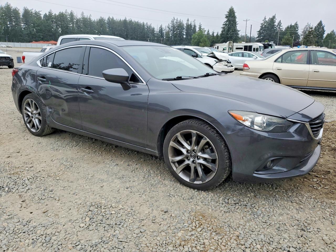 2015 Mazda 6 Grand Touring Gray vin: JM1GJ1W52F1207903