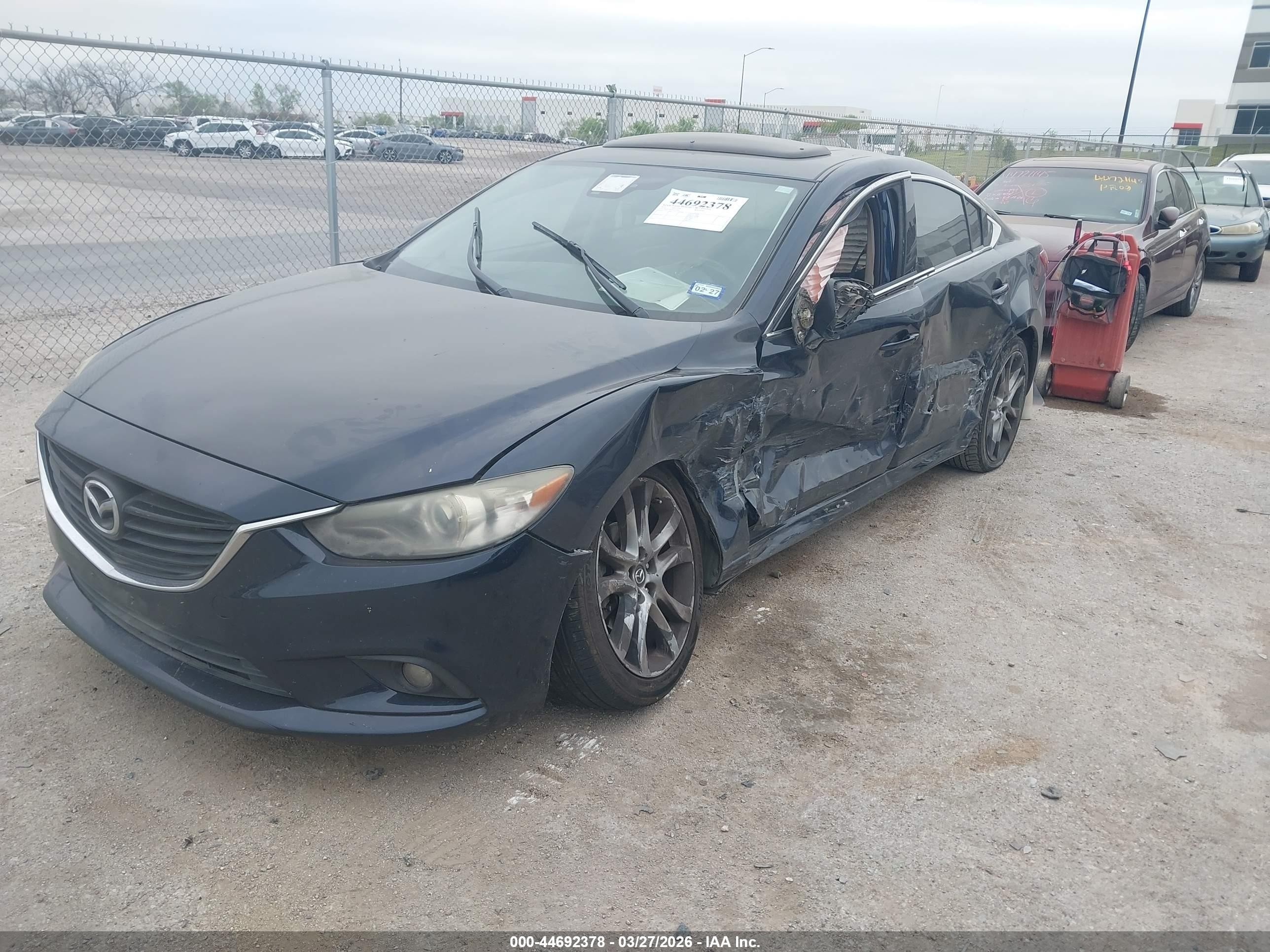 2015 Mazda Mazda6 I Grand Touring Blue vin: JM1GJ1W52F1212762