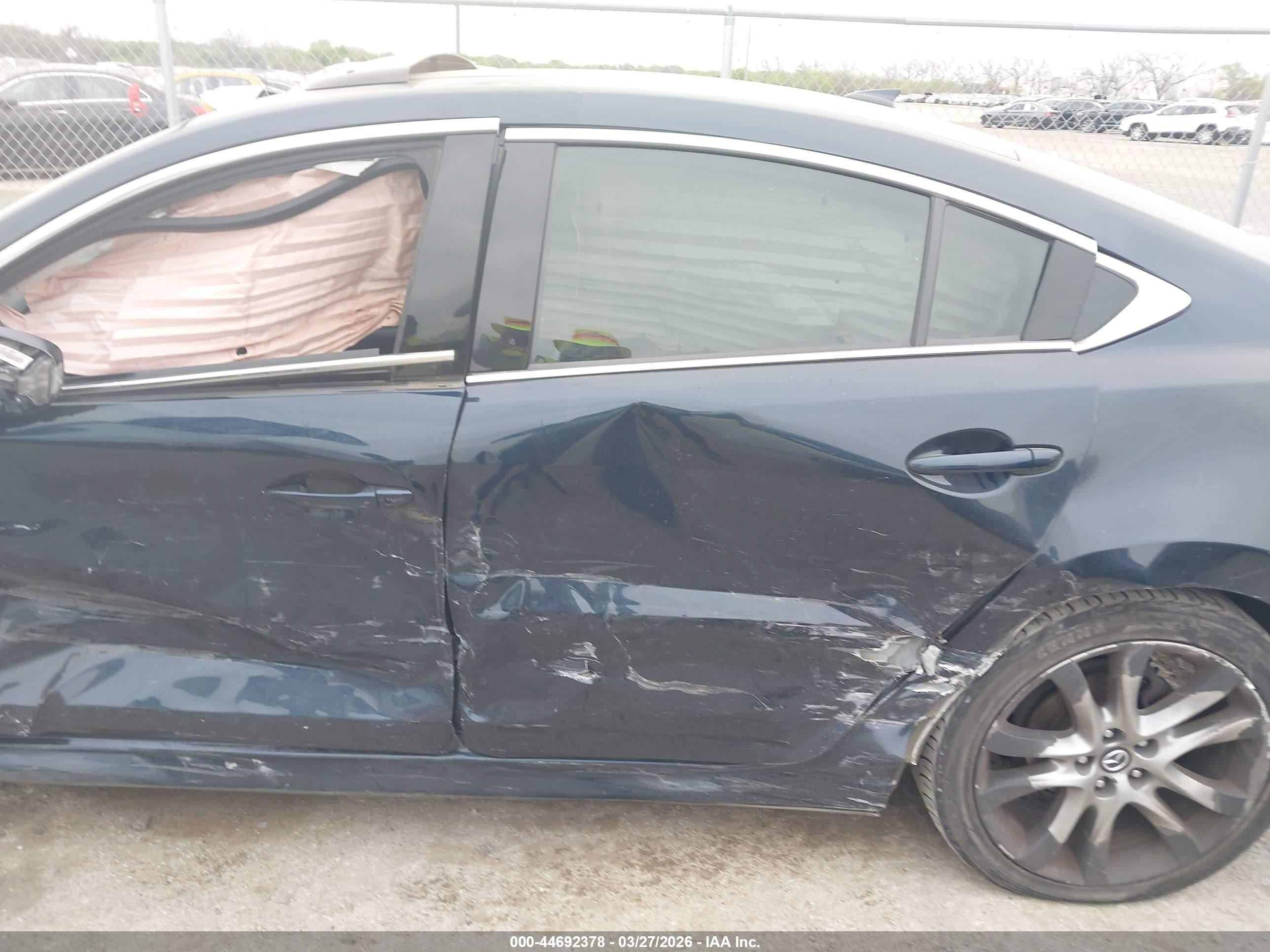 2015 Mazda Mazda6 I Grand Touring Blue vin: JM1GJ1W52F1212762