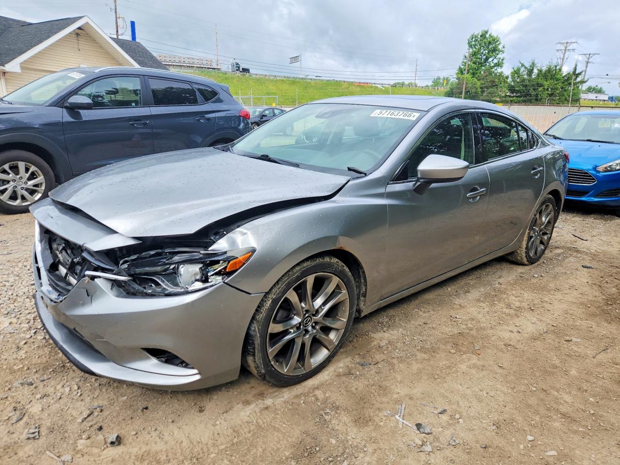 2015 Mazda 6 Grand Touring Silver vin: JM1GJ1W52F1212972