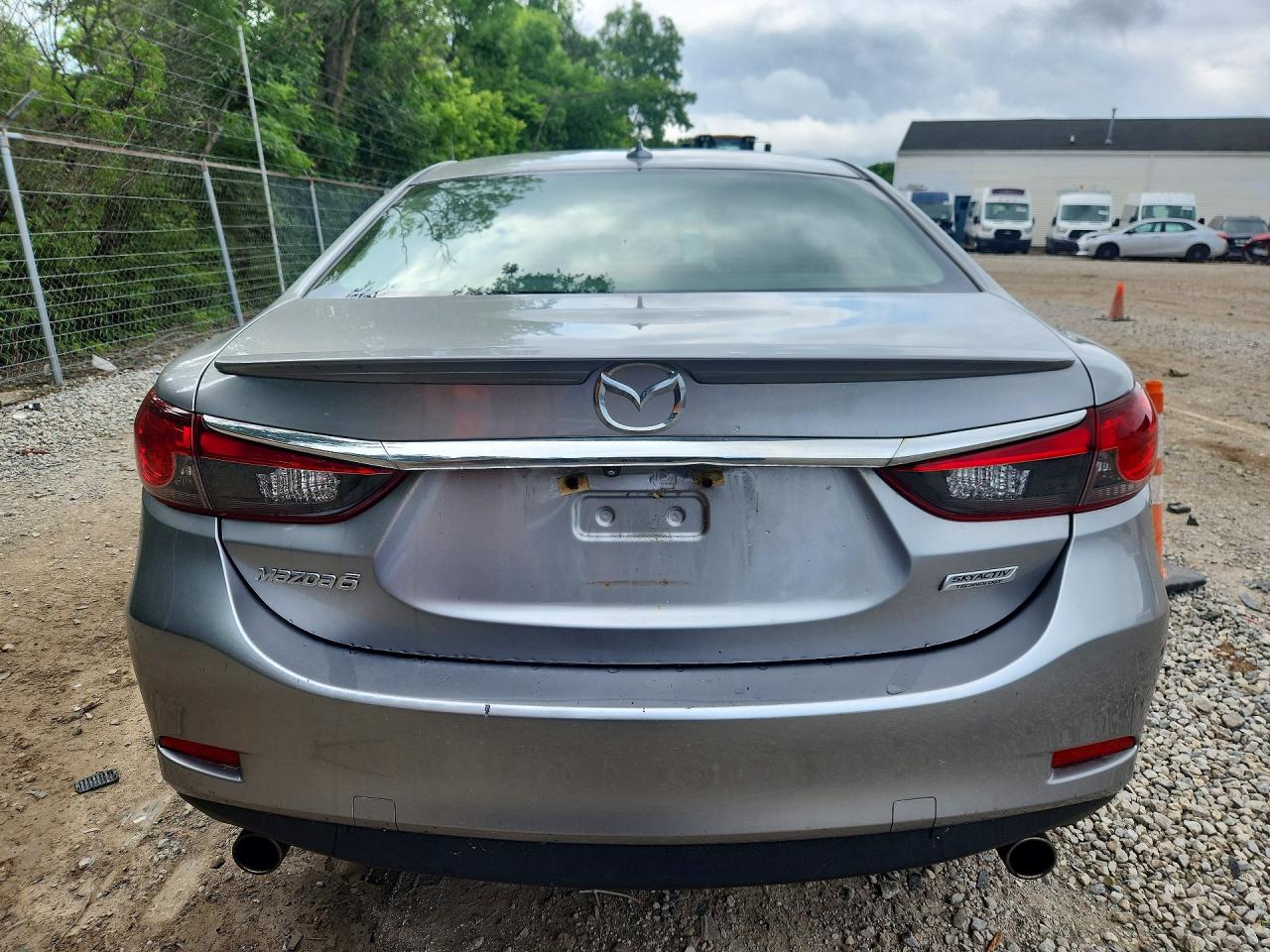2015 Mazda 6 Grand Touring Silver vin: JM1GJ1W52F1212972