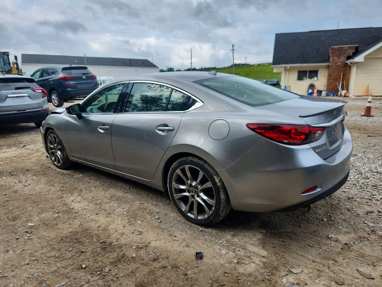 2015 Mazda 6 Grand Touring Silver vin: JM1GJ1W52F1212972