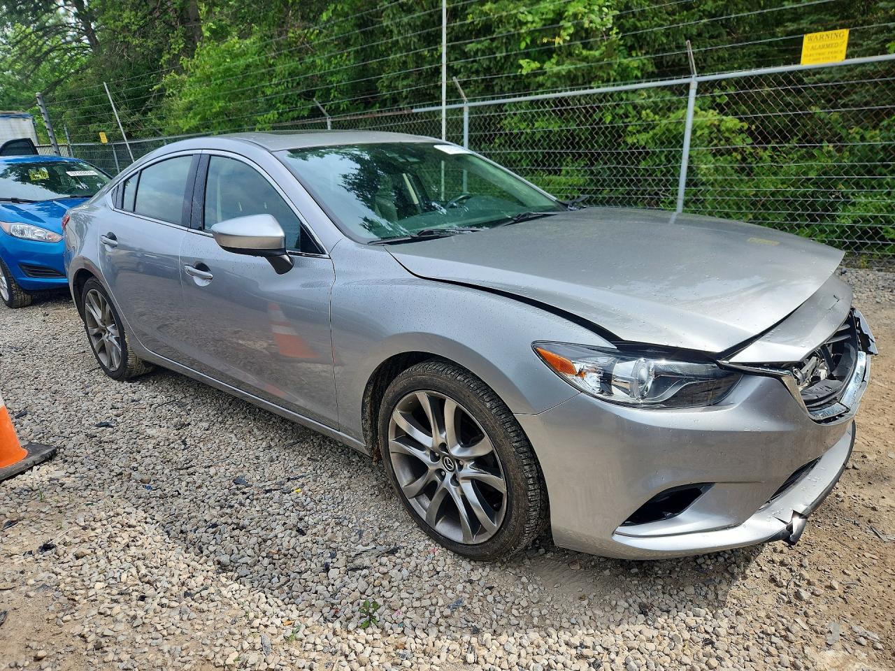 2015 Mazda 6 Grand Touring Silver vin: JM1GJ1W52F1212972