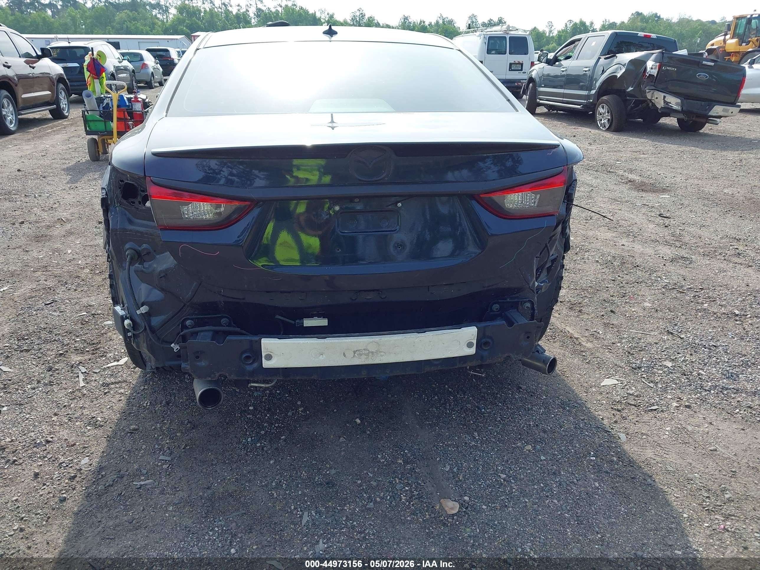 2015 Mazda Mazda6 I Grand Touring Blue vin: JM1GJ1W52F1221249
