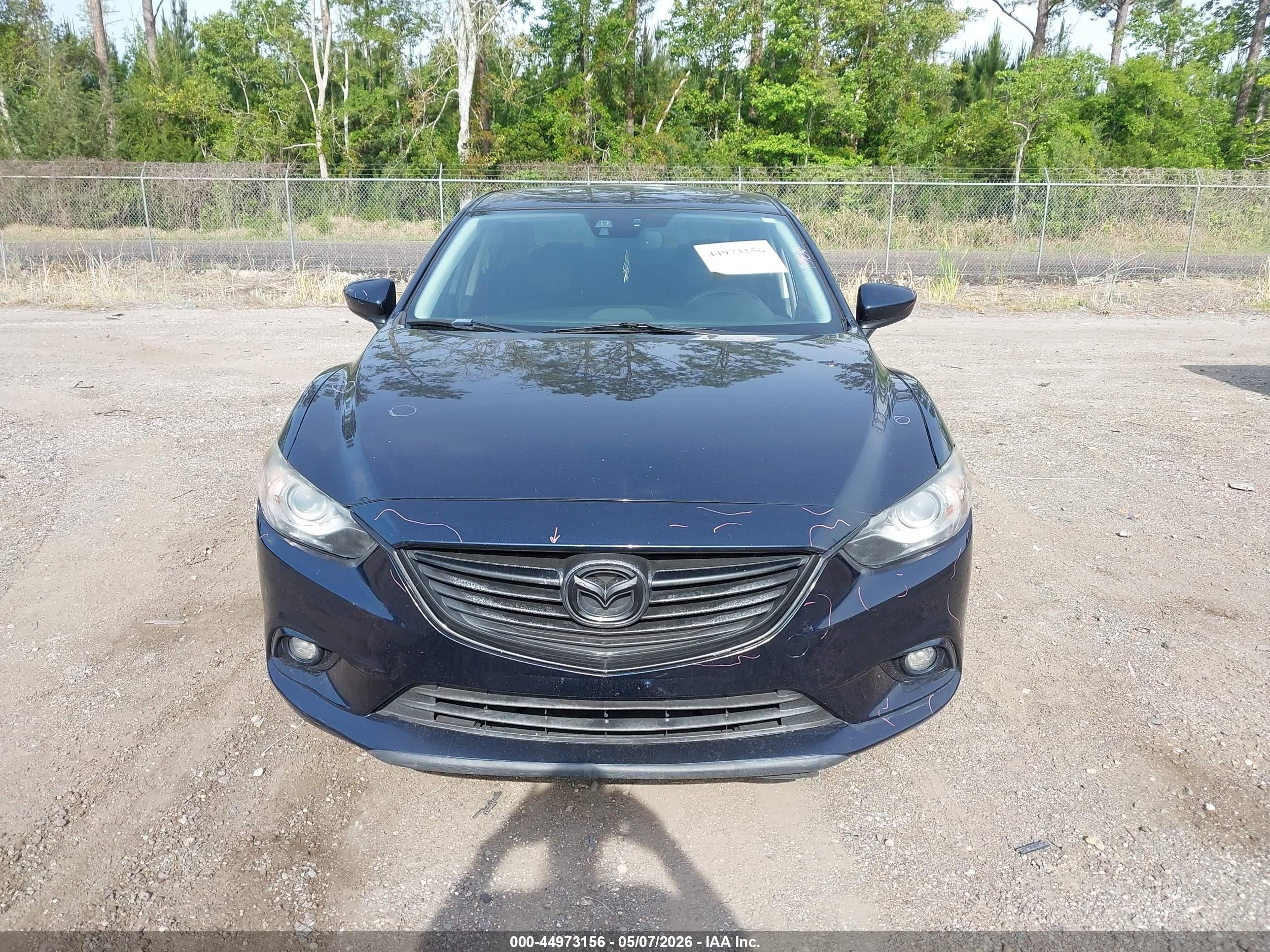 2015 Mazda Mazda6 I Grand Touring Blue vin: JM1GJ1W52F1221249