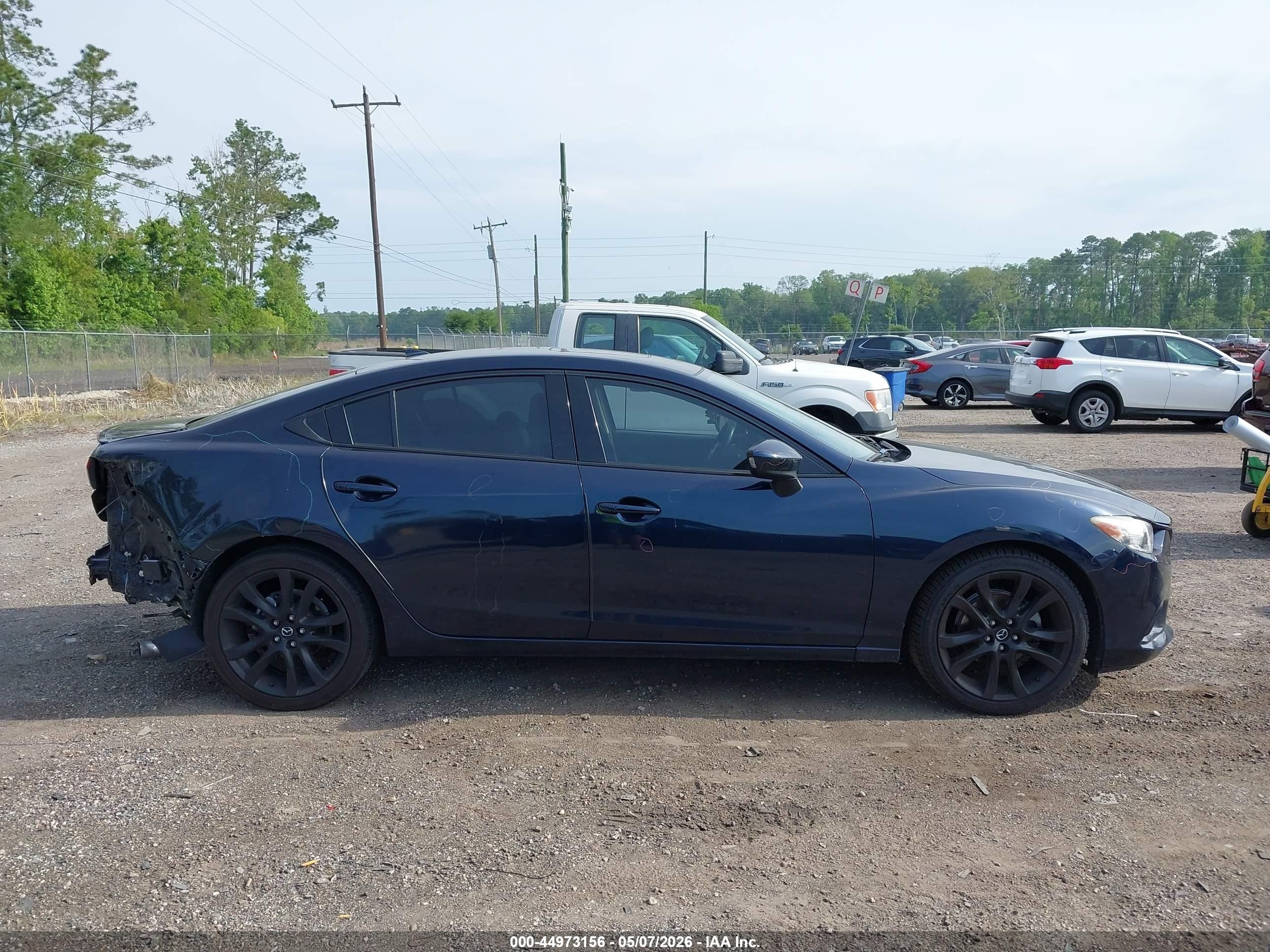 2015 Mazda Mazda6 I Grand Touring Blue vin: JM1GJ1W52F1221249
