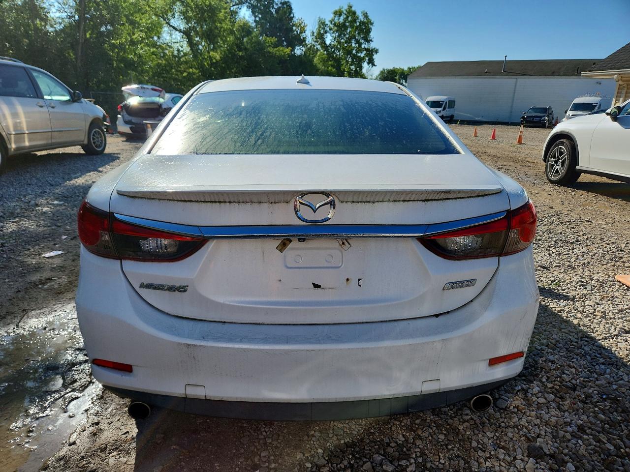 2014 Mazda 6 Grand Touring White vin: JM1GJ1W53E1108196