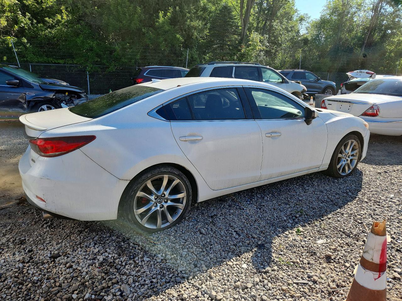 2014 Mazda 6 Grand Touring White vin: JM1GJ1W53E1108196