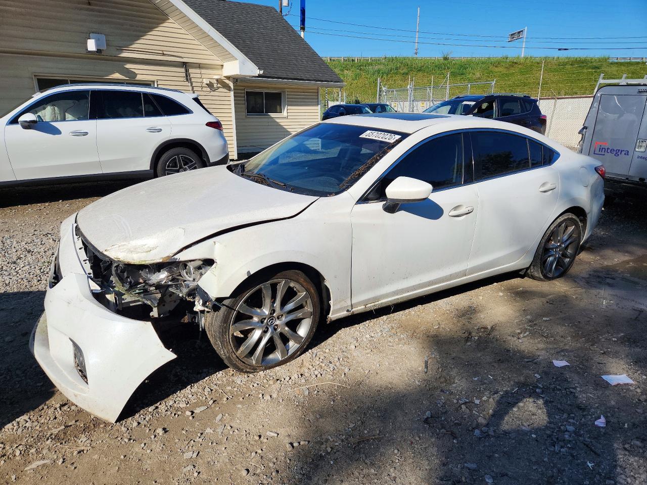 2014 Mazda 6 Grand Touring White vin: JM1GJ1W53E1108196