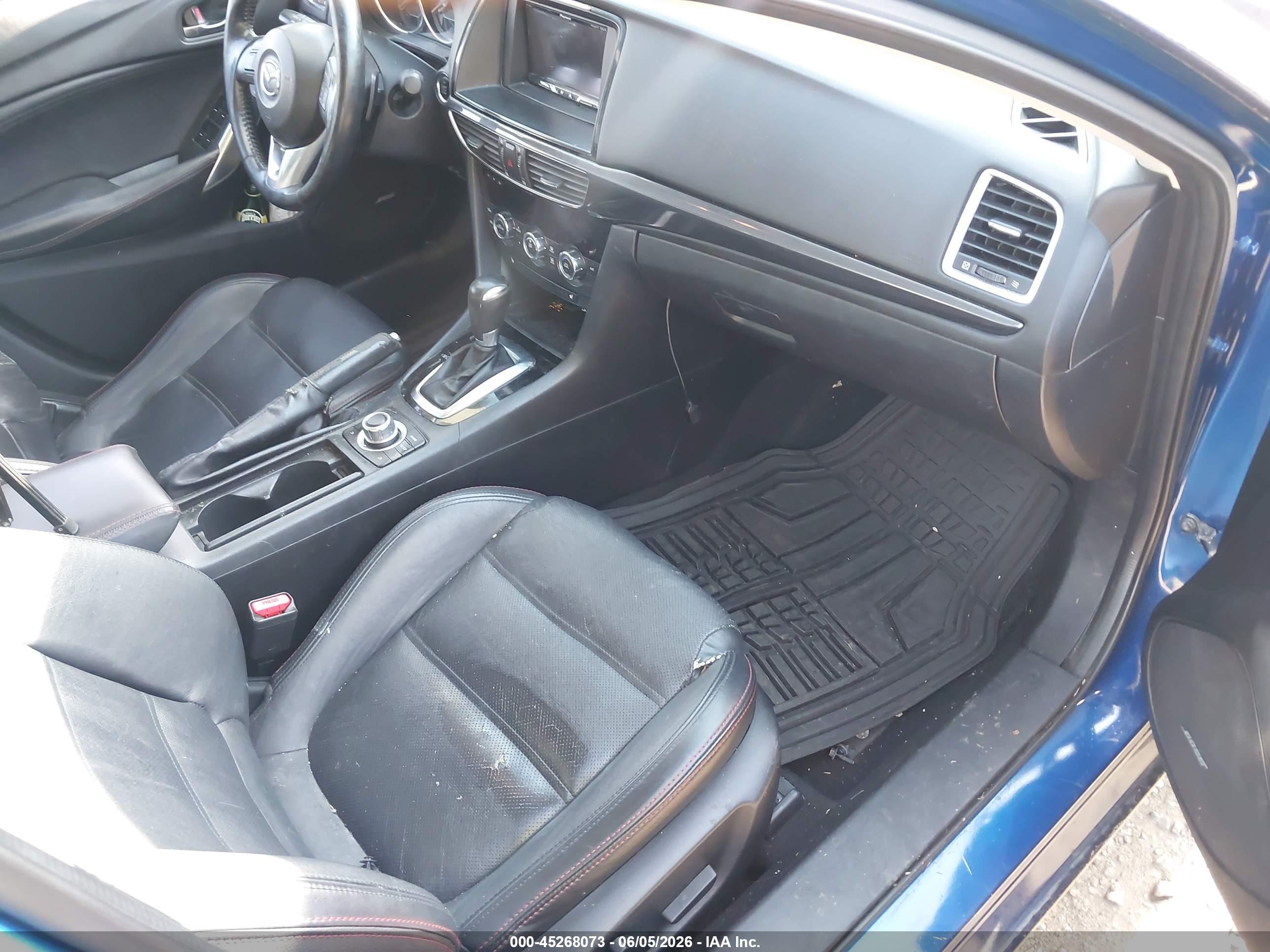 2015 Mazda Mazda6 I Grand Touring Blue vin: JM1GJ1W53F1188309