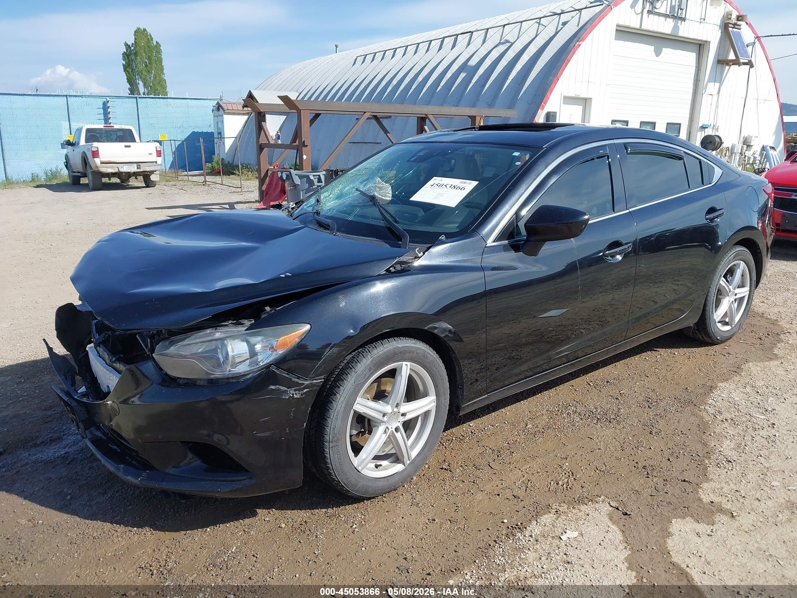 2015 Mazda Mazda6 I Grand Touring Black vin: JM1GJ1W53F1207134