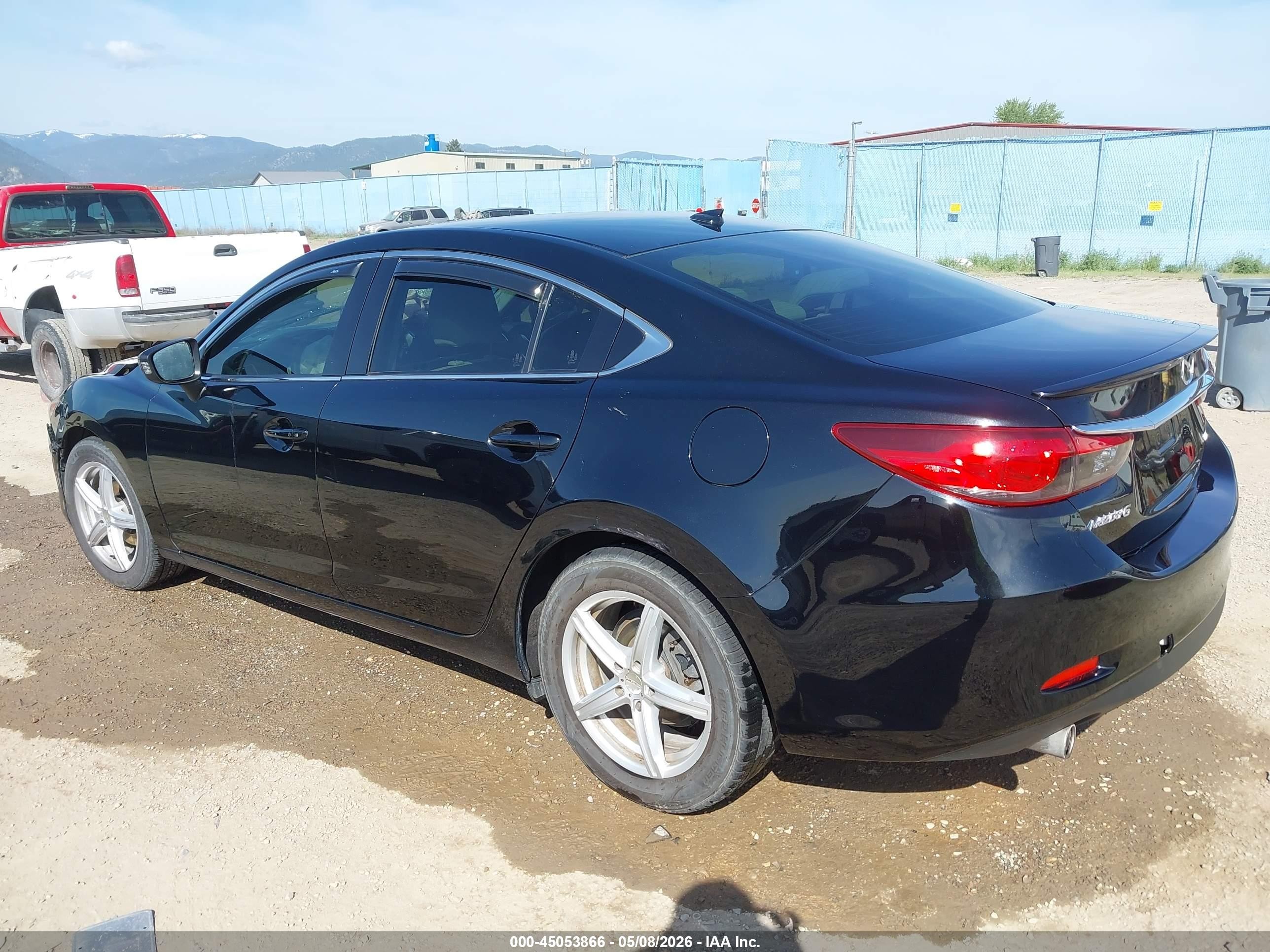 2015 Mazda Mazda6 I Grand Touring Black vin: JM1GJ1W53F1207134