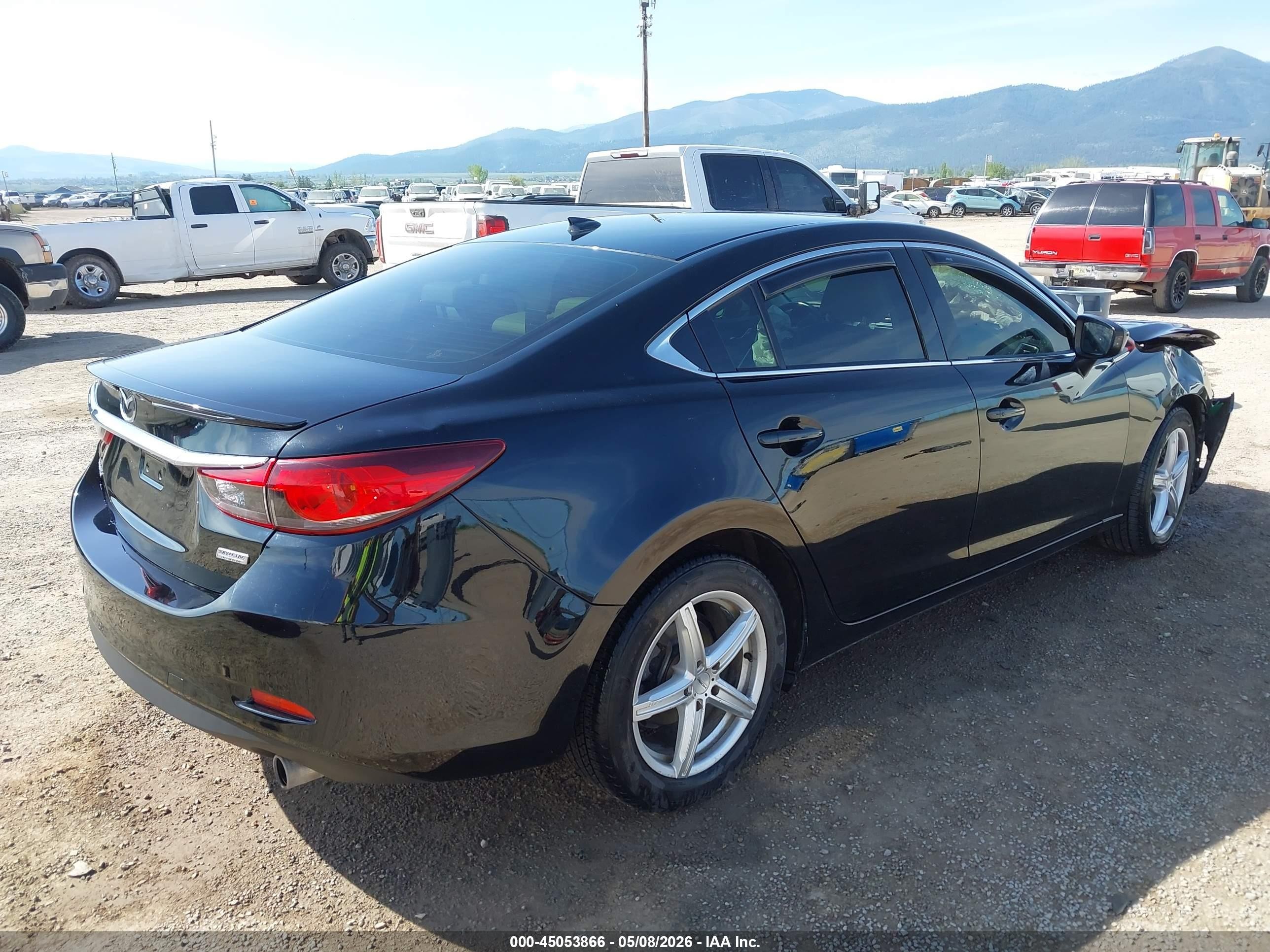 2015 Mazda Mazda6 I Grand Touring Black vin: JM1GJ1W53F1207134