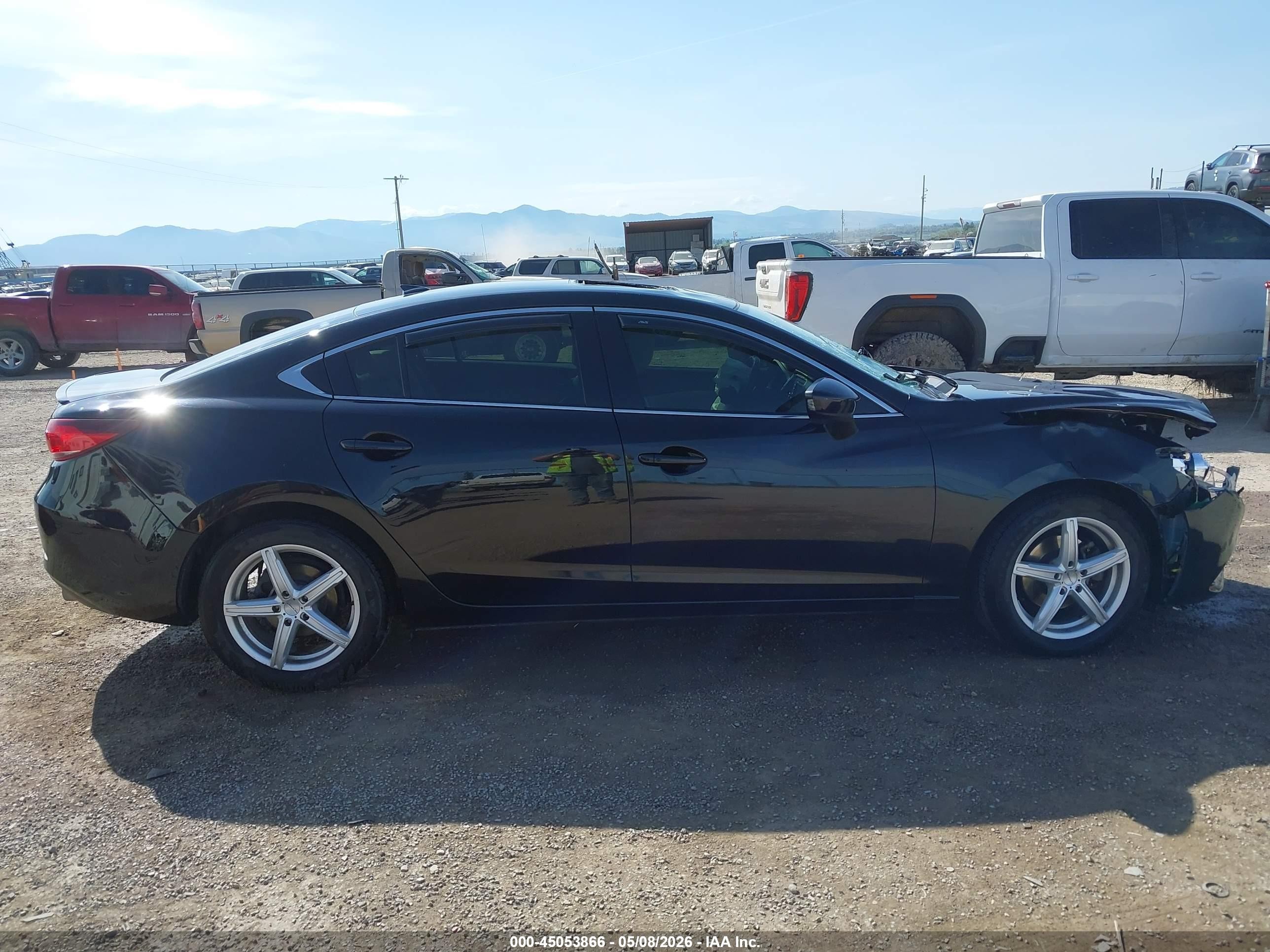 2015 Mazda Mazda6 I Grand Touring Black vin: JM1GJ1W53F1207134