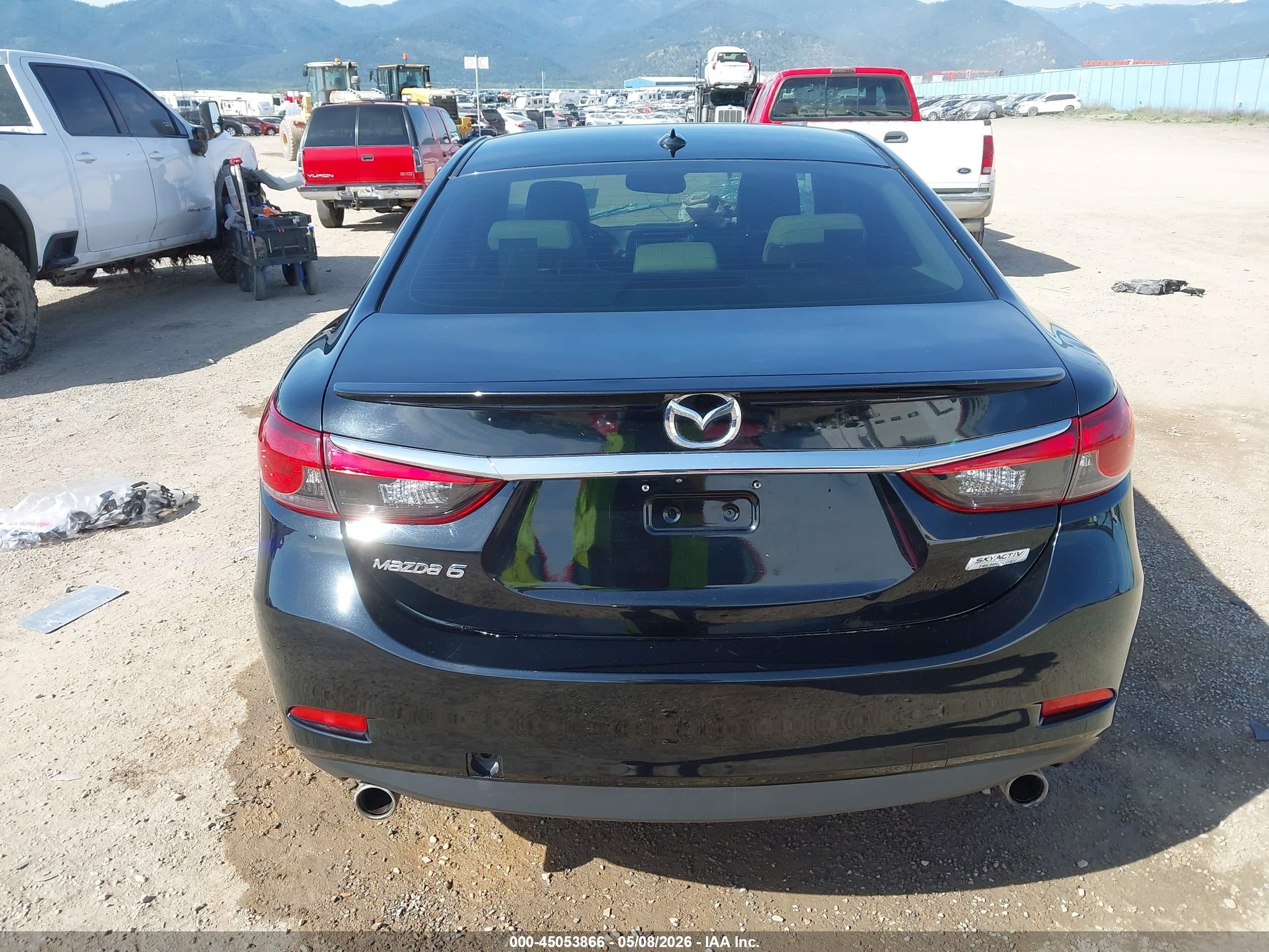 2015 Mazda Mazda6 I Grand Touring Black vin: JM1GJ1W53F1207134