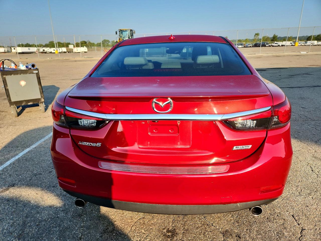 2015 Mazda 6 Grand Touring Red vin: JM1GJ1W53F1212852