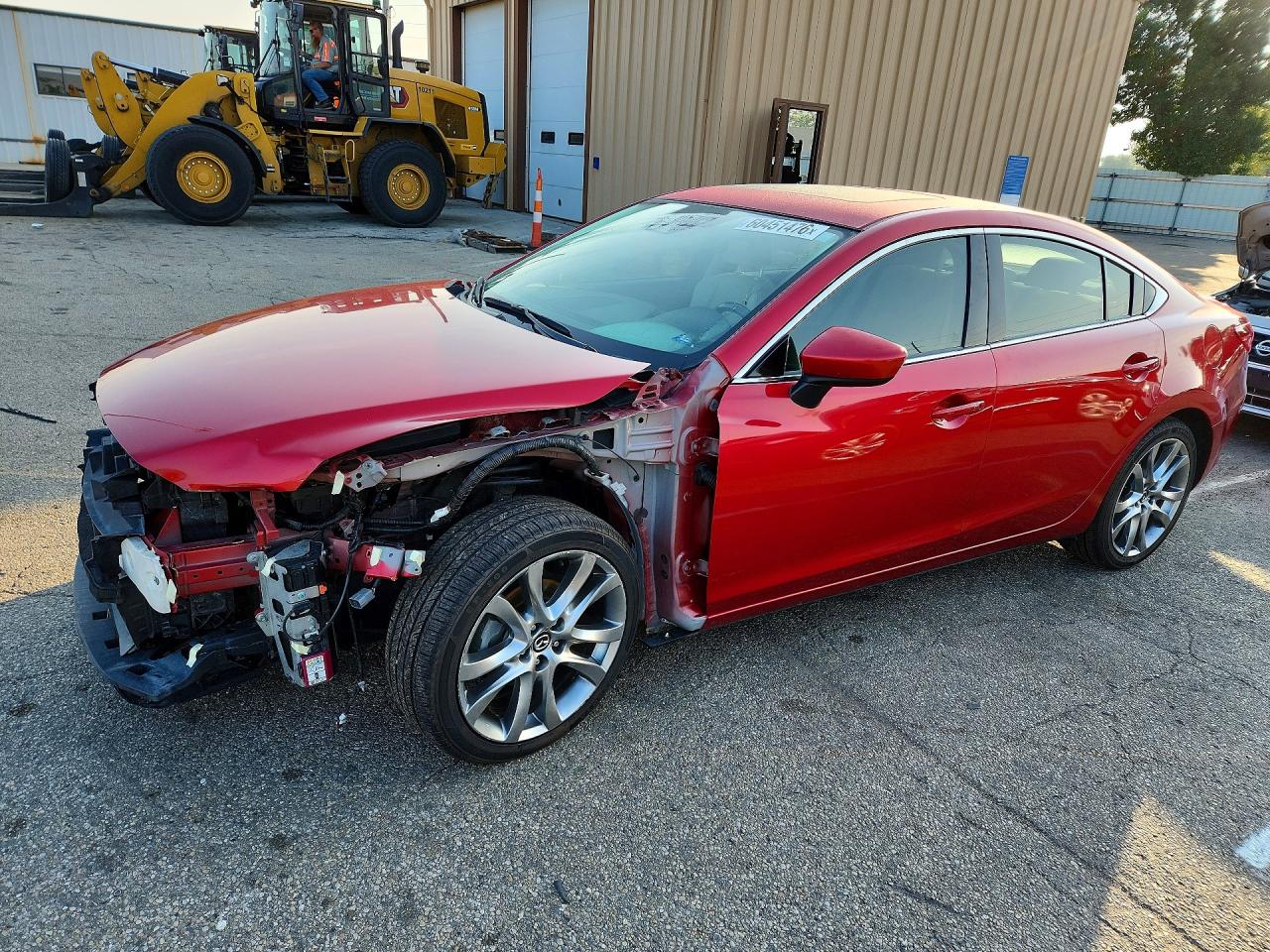 2015 Mazda 6 Grand Touring Red vin: JM1GJ1W53F1212852