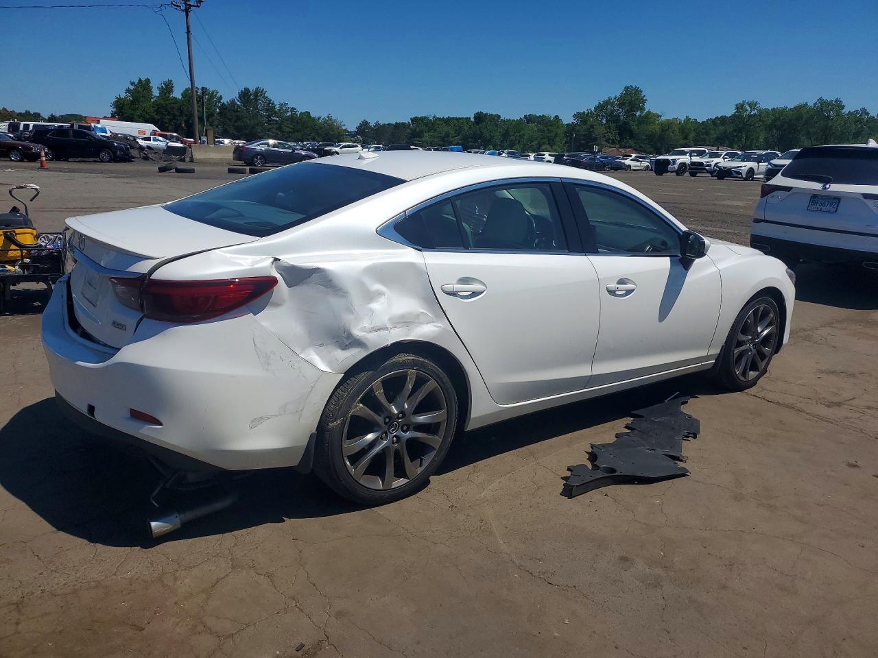 2016 Mazda 6 Grand Touring Белый vin: JM1GJ1W53G1472282