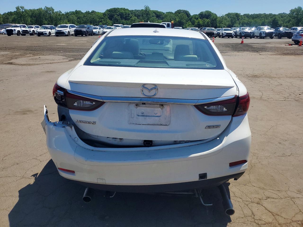 2016 Mazda 6 Grand Touring Белый vin: JM1GJ1W53G1472282
