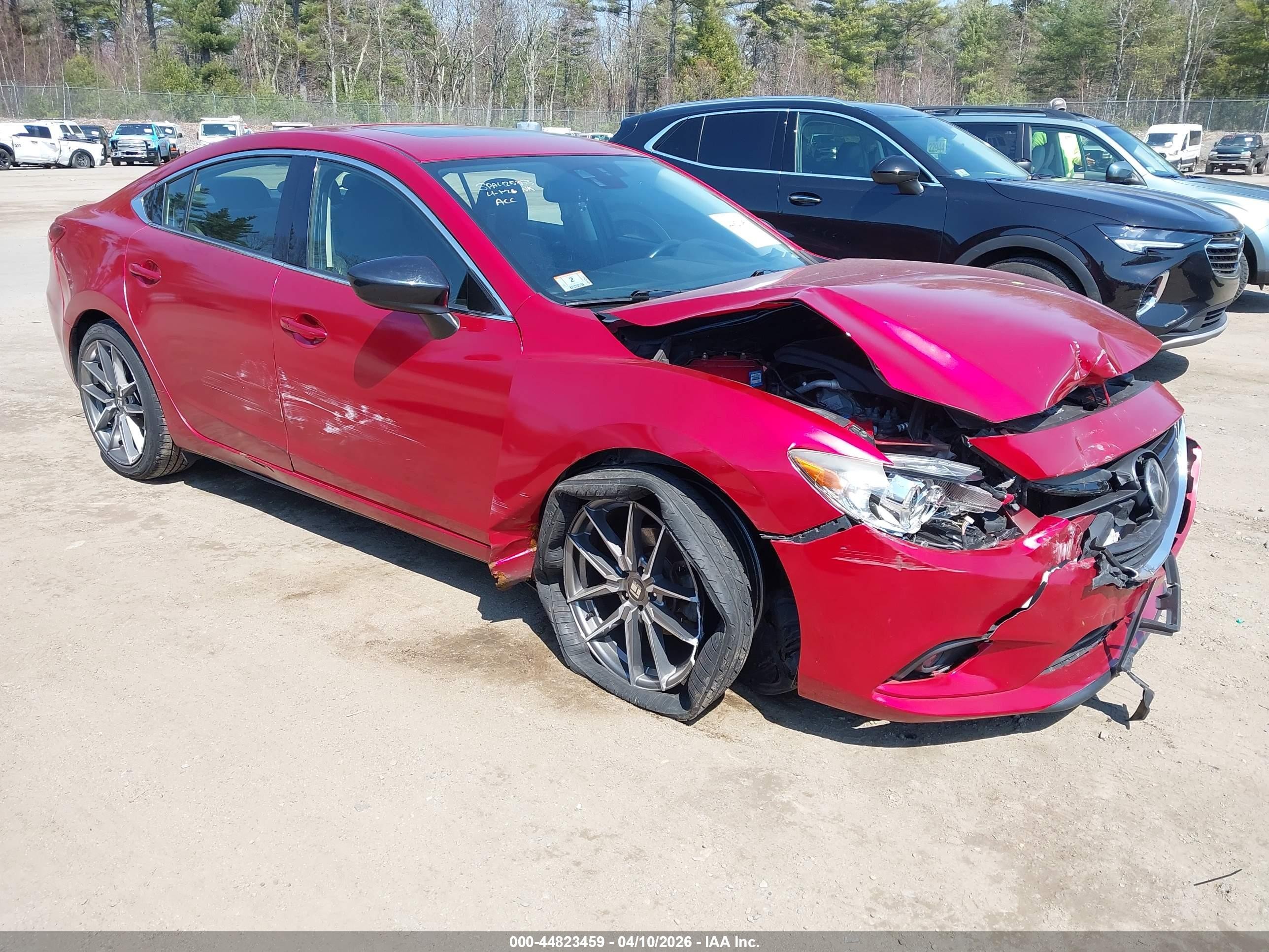 2014 Mazda Mazda6 I Grand Touring Red vin: JM1GJ1W54E1103010