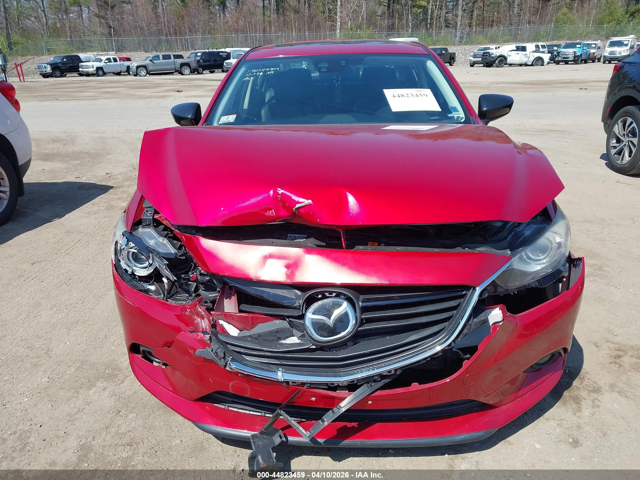 2014 Mazda Mazda6 I Grand Touring Red vin: JM1GJ1W54E1103010