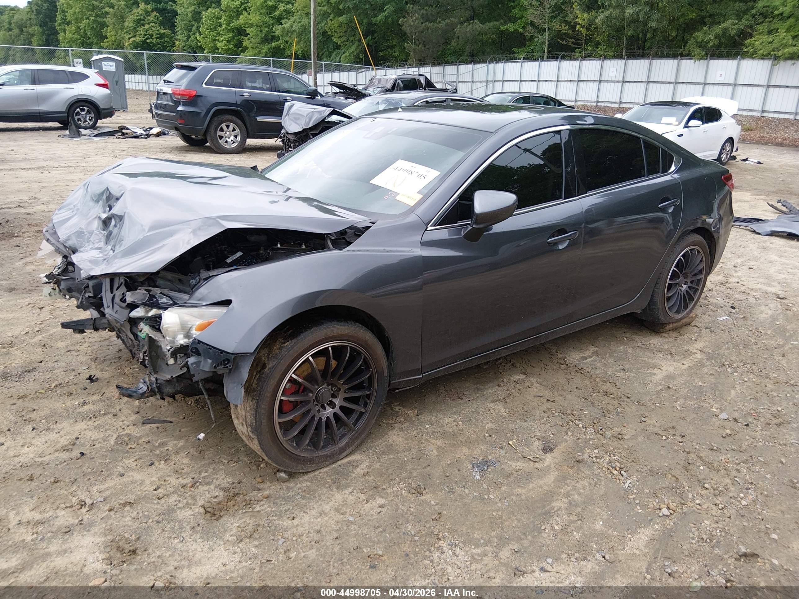 2015 Mazda Mazda6 I Grand Touring Серый vin: JM1GJ1W54F1179358
