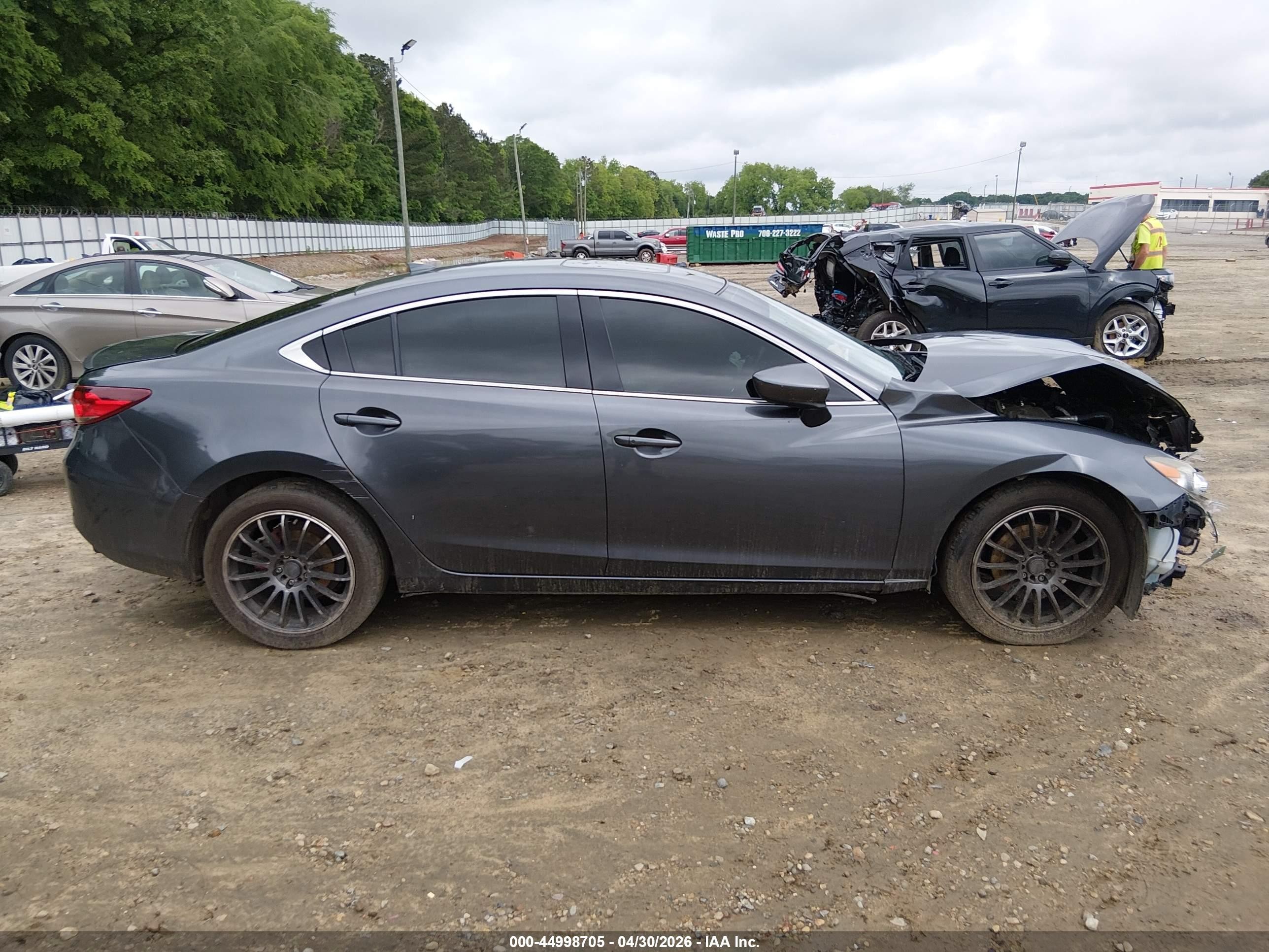 2015 Mazda Mazda6 I Grand Touring Серый vin: JM1GJ1W54F1179358