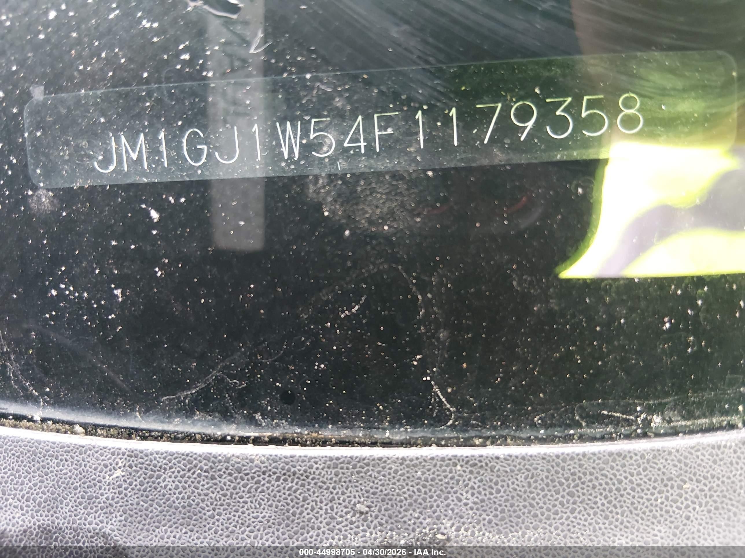 2015 Mazda Mazda6 I Grand Touring Серый vin: JM1GJ1W54F1179358