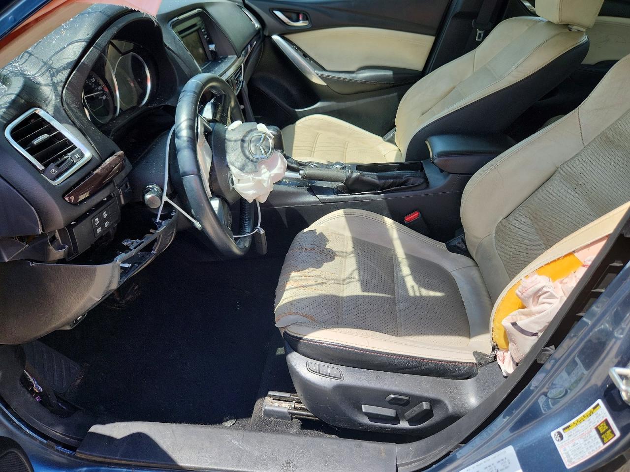 2015 Mazda 6 Blue vin: JM1GJ1W54F1187797