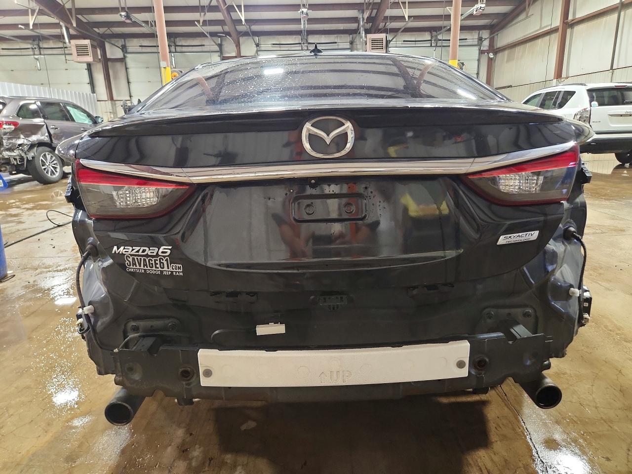 2015 Mazda 6 Grand Touring Black vin: JM1GJ1W54F1196922