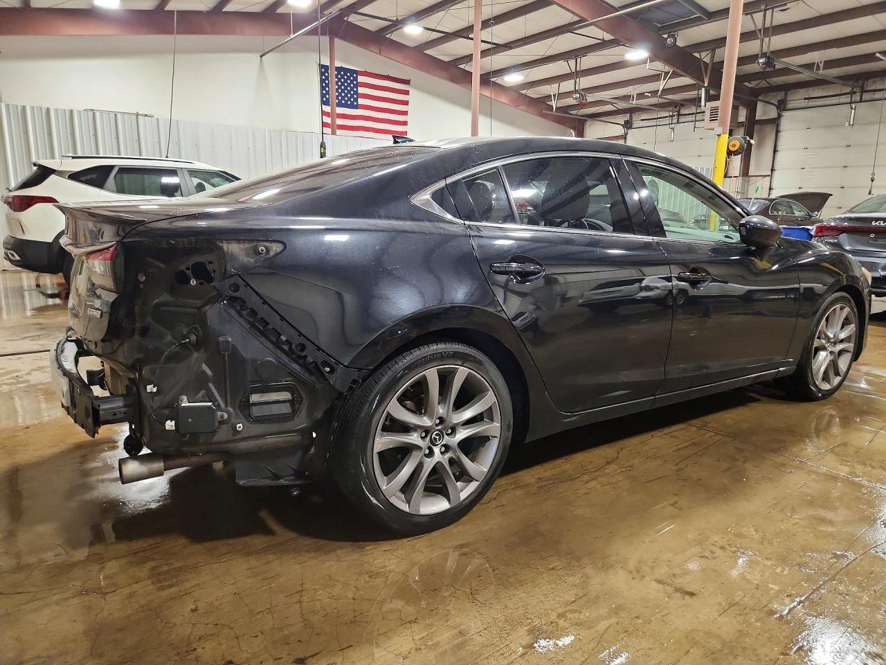 2015 Mazda 6 Grand Touring Black vin: JM1GJ1W54F1196922