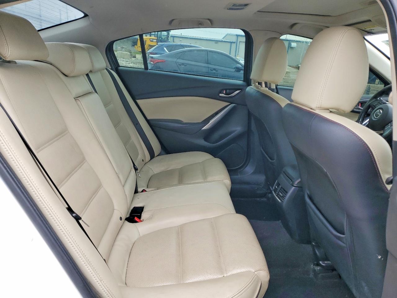 2015 Mazda 6 Grand Touring Белый vin: JM1GJ1W54F1220975