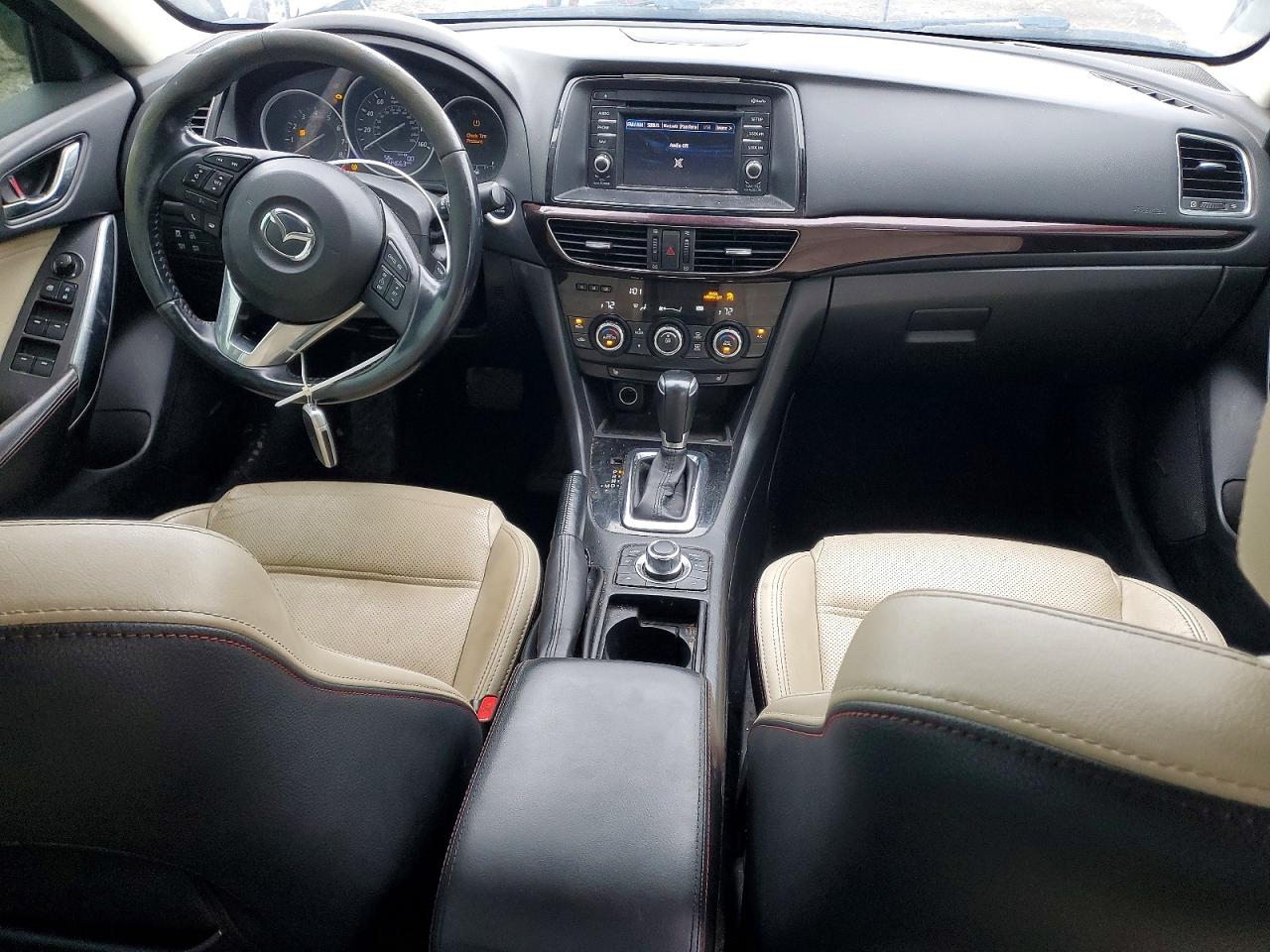 2015 Mazda 6 Grand Touring Белый vin: JM1GJ1W54F1220975