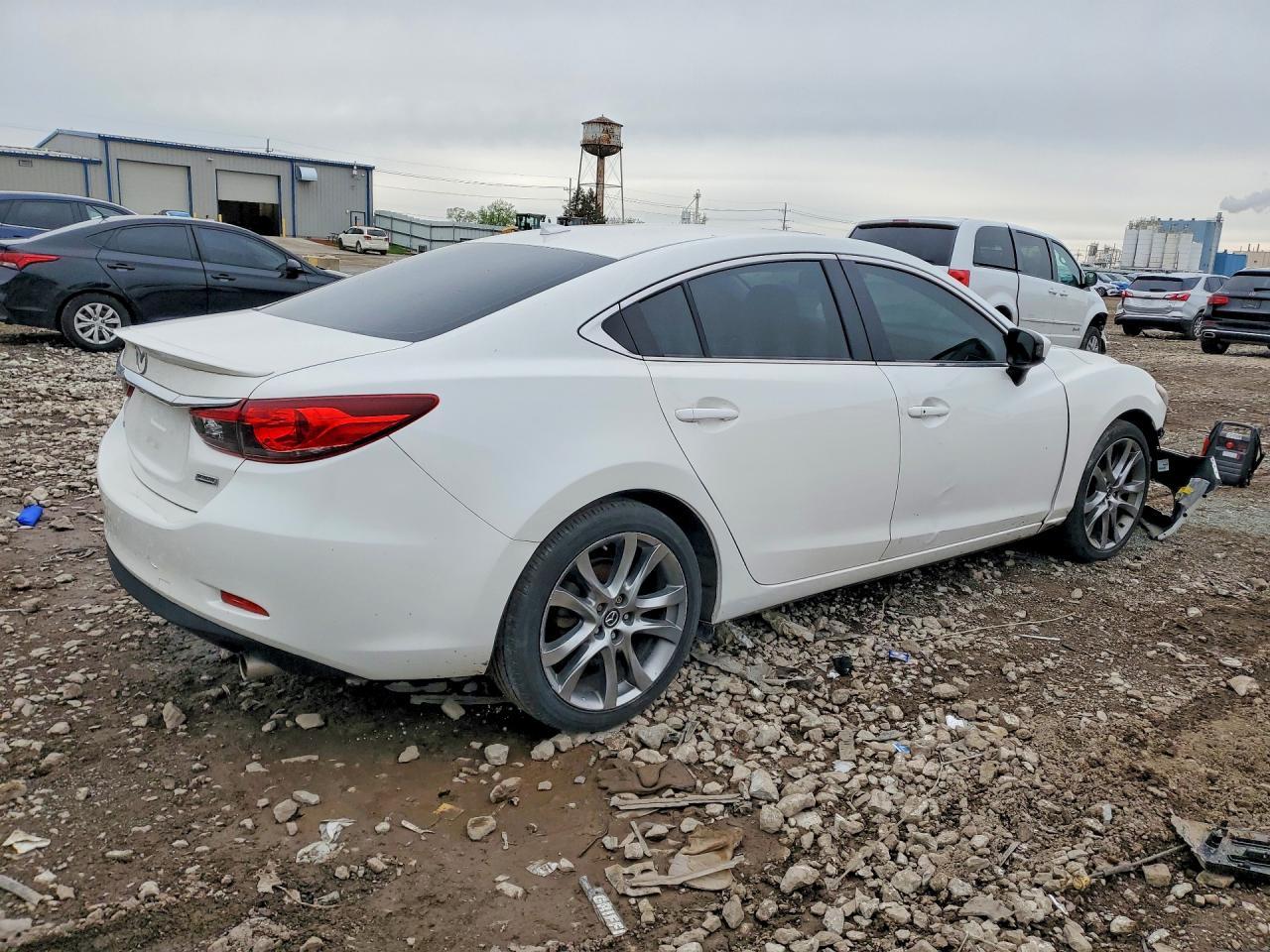 2015 Mazda 6 Grand Touring Белый vin: JM1GJ1W54F1220975