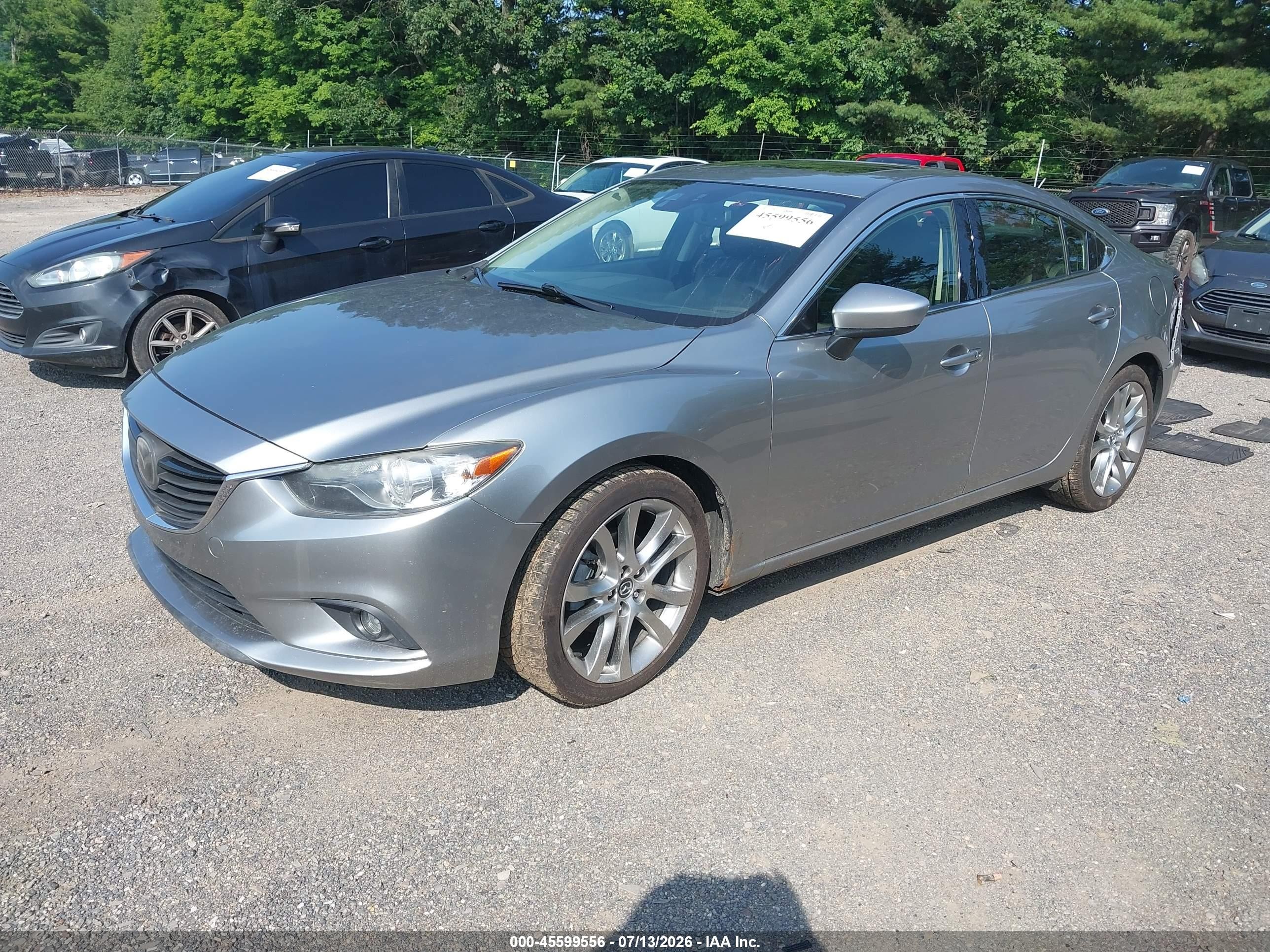 2014 Mazda Mazda6 I Grand Touring Silver vin: JM1GJ1W55E1103694