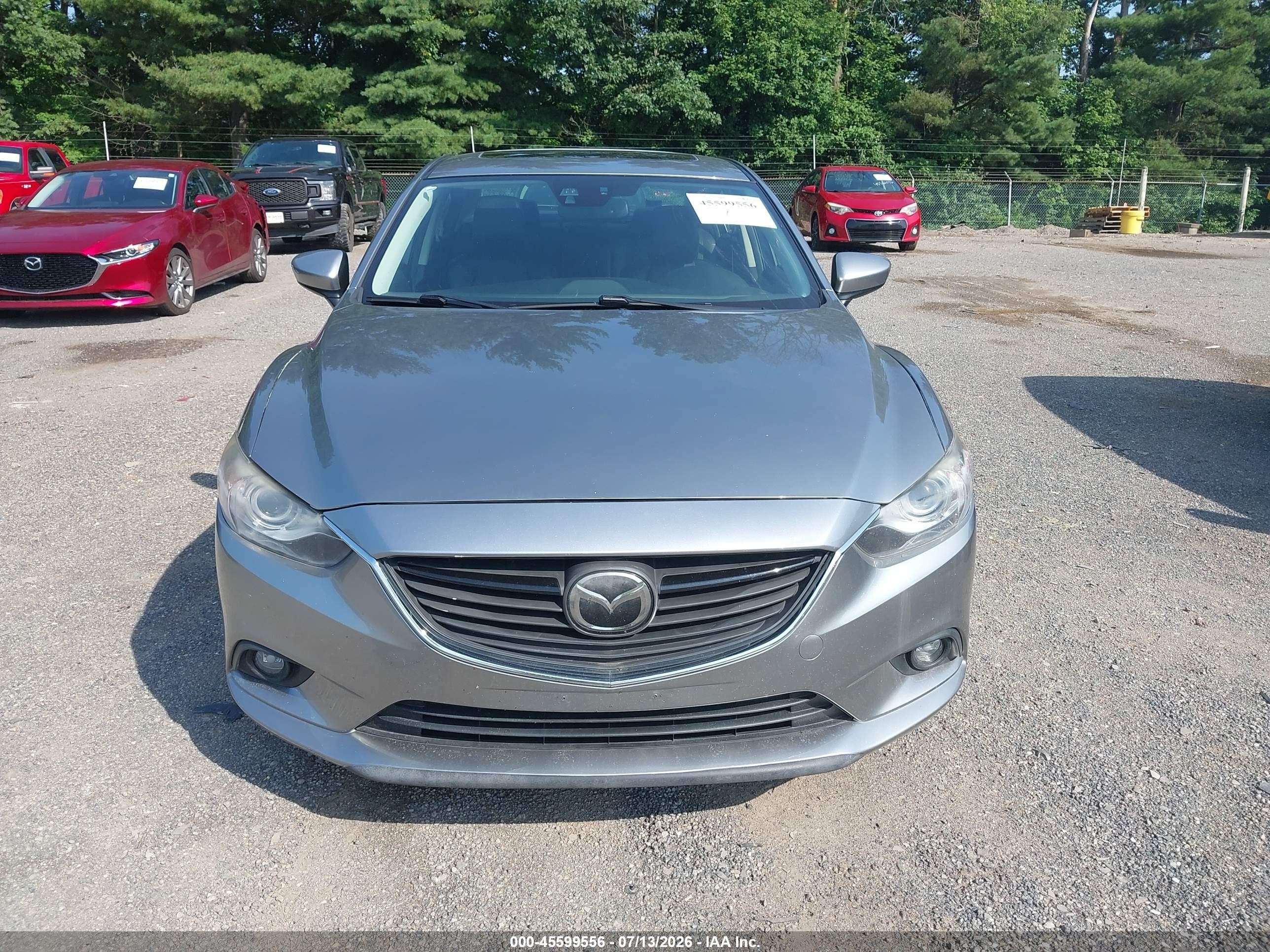 2014 Mazda Mazda6 I Grand Touring Silver vin: JM1GJ1W55E1103694