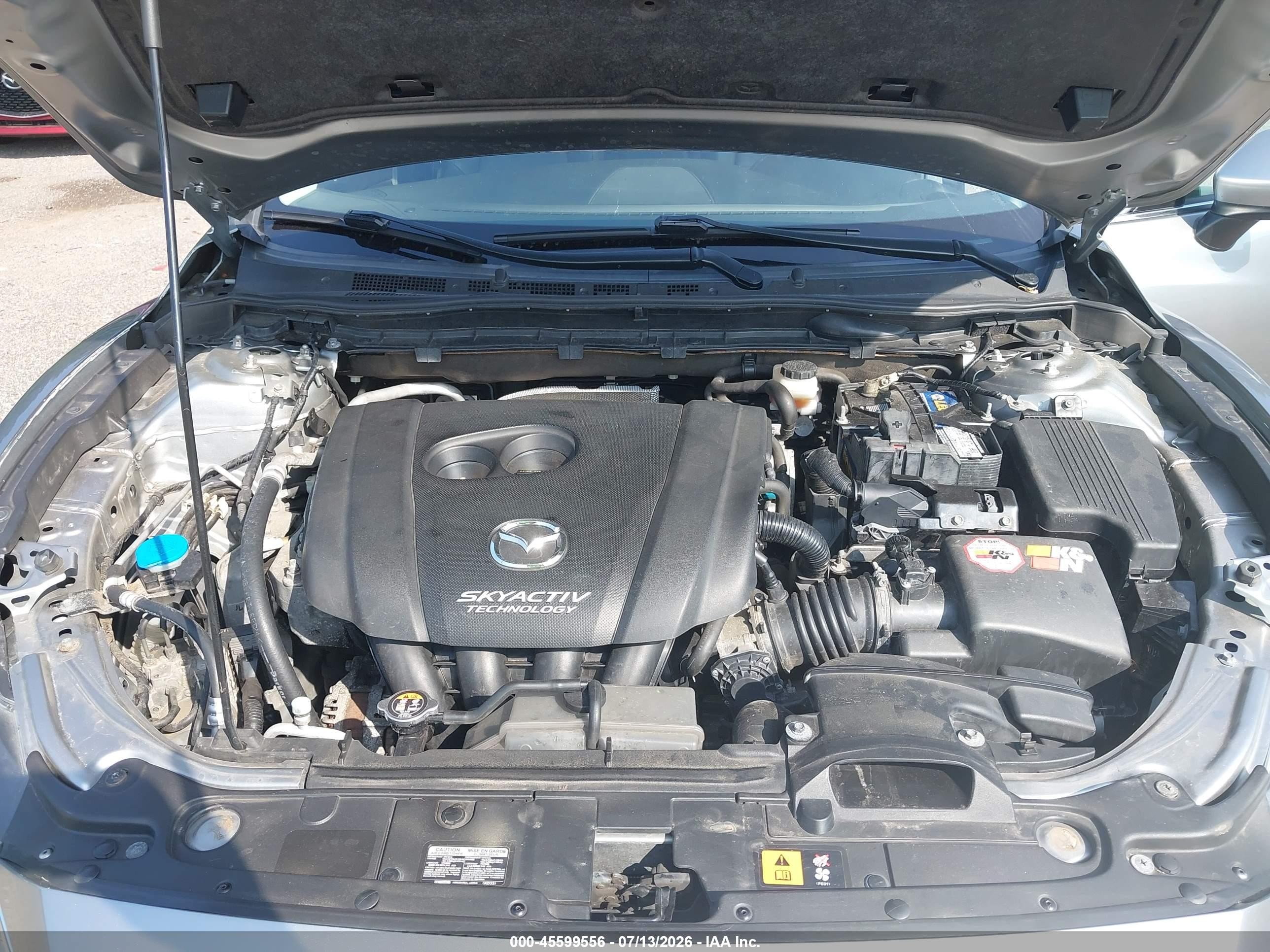 2014 Mazda Mazda6 I Grand Touring Silver vin: JM1GJ1W55E1103694